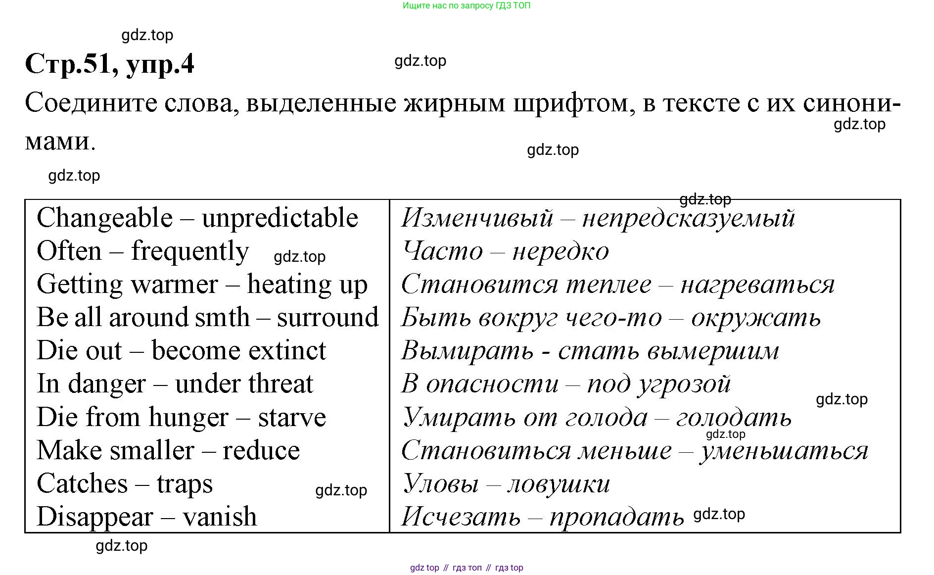 Английский язык (english), 7 класс Учебник (Student's book), авторы: Баранова Ксения Михайловна (Baranova Ksenia), Дули Дженни (Dooley Jenny), Копылова С А, Мильруд Радислав Петрович (Millrood Radislav), Эванс Вирджиния (Evans Virginia), издательство Просвещение, Москва, 2023, белого цвета, страница 51, номер 4, Решение 2023-2027