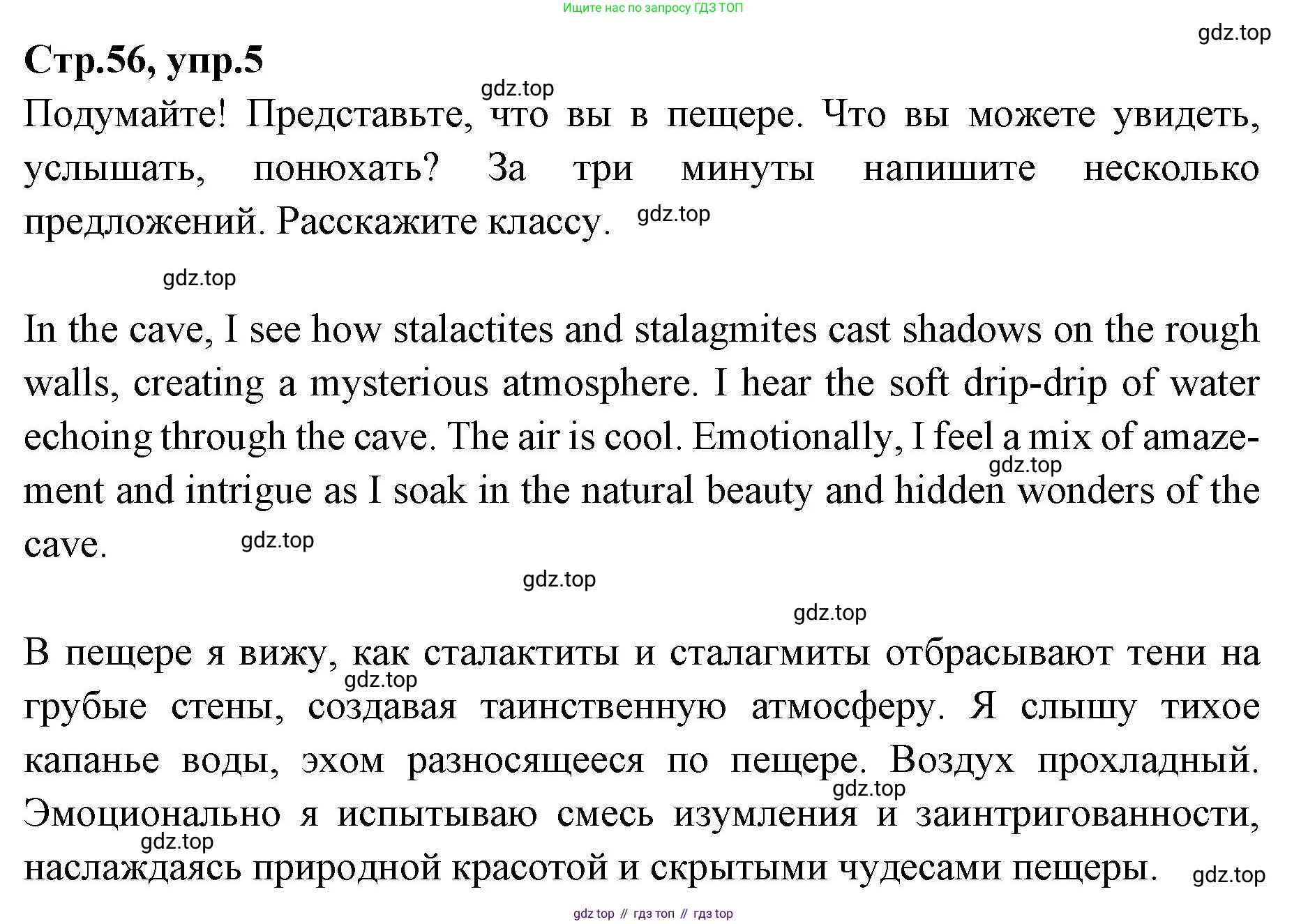 Английский язык (english), 7 класс Учебник (Student's book), авторы: Баранова Ксения Михайловна (Baranova Ksenia), Дули Дженни (Dooley Jenny), Копылова С А, Мильруд Радислав Петрович (Millrood Radislav), Эванс Вирджиния (Evans Virginia), издательство Просвещение, Москва, 2023, белого цвета, страница 56, номер 5, Решение 2023-2027