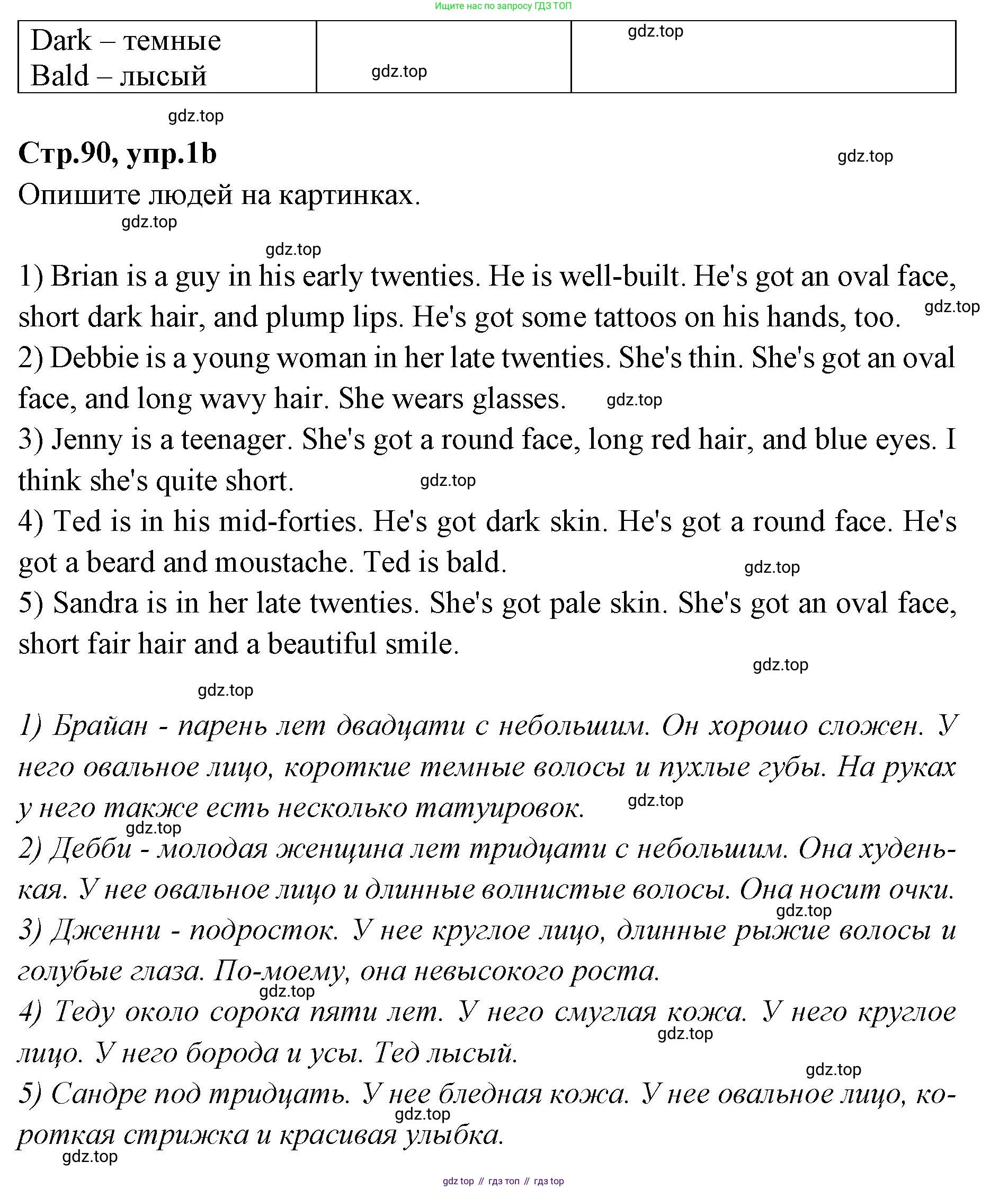 Английский язык (english), 7 класс Учебник (Student's book), авторы: Баранова Ксения Михайловна (Baranova Ksenia), Дули Дженни (Dooley Jenny), Копылова С А, Мильруд Радислав Петрович (Millrood Radislav), Эванс Вирджиния (Evans Virginia), издательство Просвещение, Москва, 2023, белого цвета, страница 90, номер 1, Решение 2023-2027 (продолжение 2)