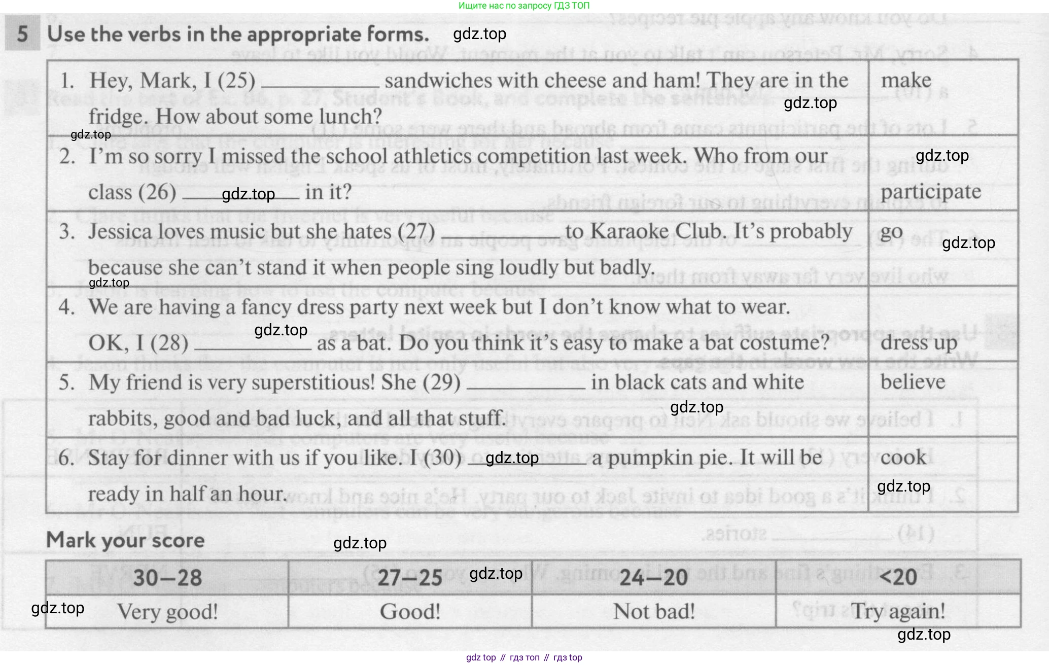 Английский язык (english), 7 класс рабочая тетрадь с контрольными работами (workbook + tests), авторы: Биболетова Мерем Забатовна, Бабушис Елена Евгеньевна, издательство Аст-Астрель, Москва, 2016, страница 26, номер 5, Условие