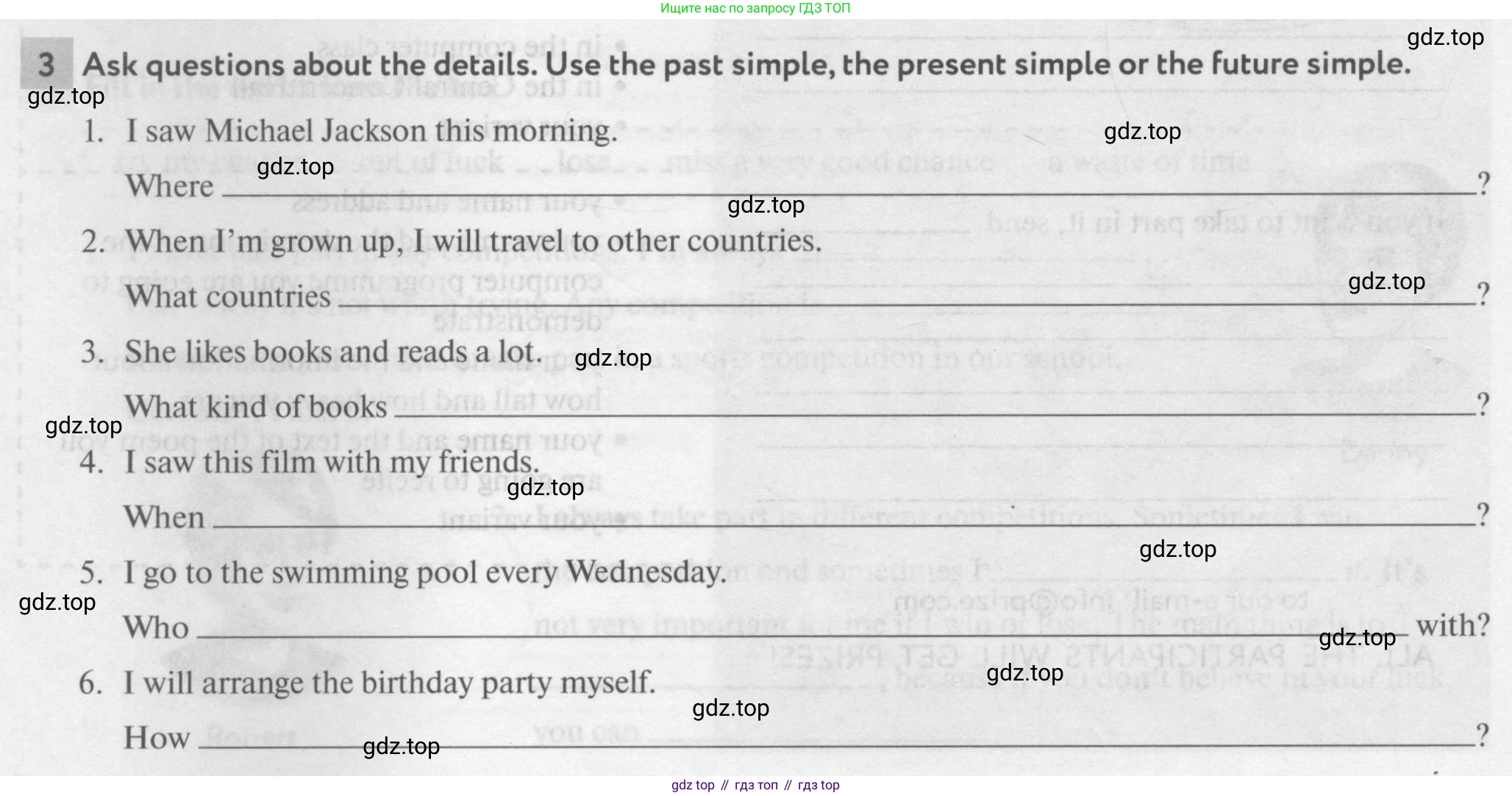 Английский язык (english), 7 класс рабочая тетрадь с контрольными работами (workbook + tests), авторы: Биболетова Мерем Забатовна, Бабушис Елена Евгеньевна, издательство Аст-Астрель, Москва, 2016, страница 6, номер 3, Условие