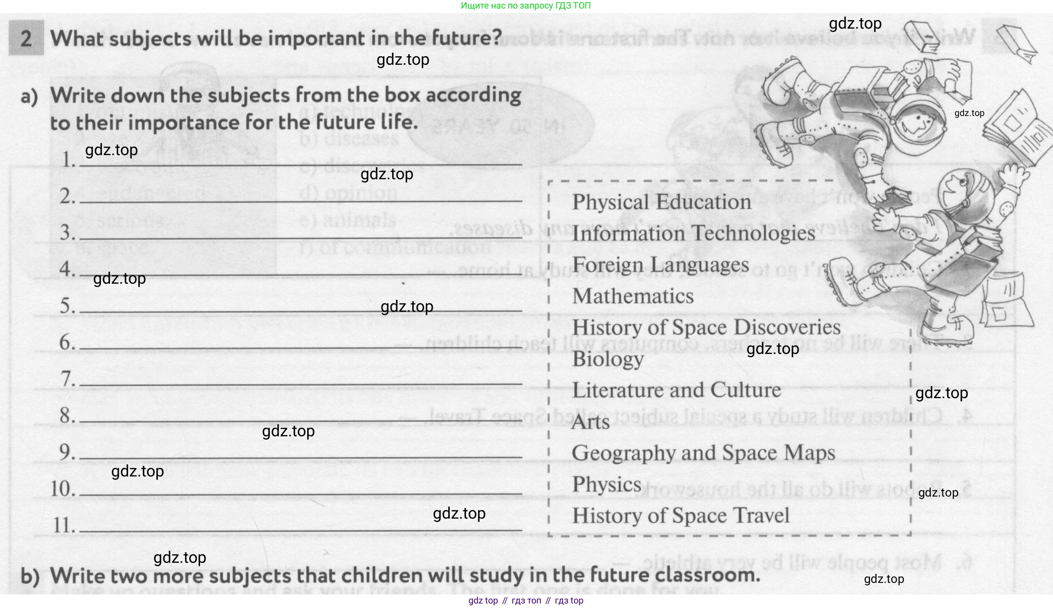 Английский язык (english), 7 класс рабочая тетрадь с контрольными работами (workbook + tests), авторы: Биболетова Мерем Забатовна, Бабушис Елена Евгеньевна, издательство Аст-Астрель, Москва, 2016, страница 11, номер 2, Условие