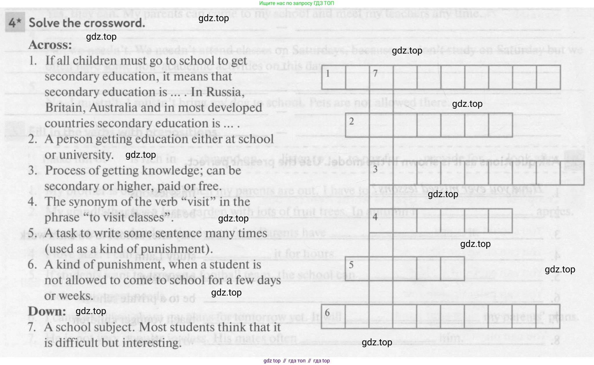 Английский язык (english), 7 класс рабочая тетрадь с контрольными работами (workbook + tests), авторы: Биболетова Мерем Забатовна, Бабушис Елена Евгеньевна, издательство Аст-Астрель, Москва, 2016, страница 66, номер 4, Условие
