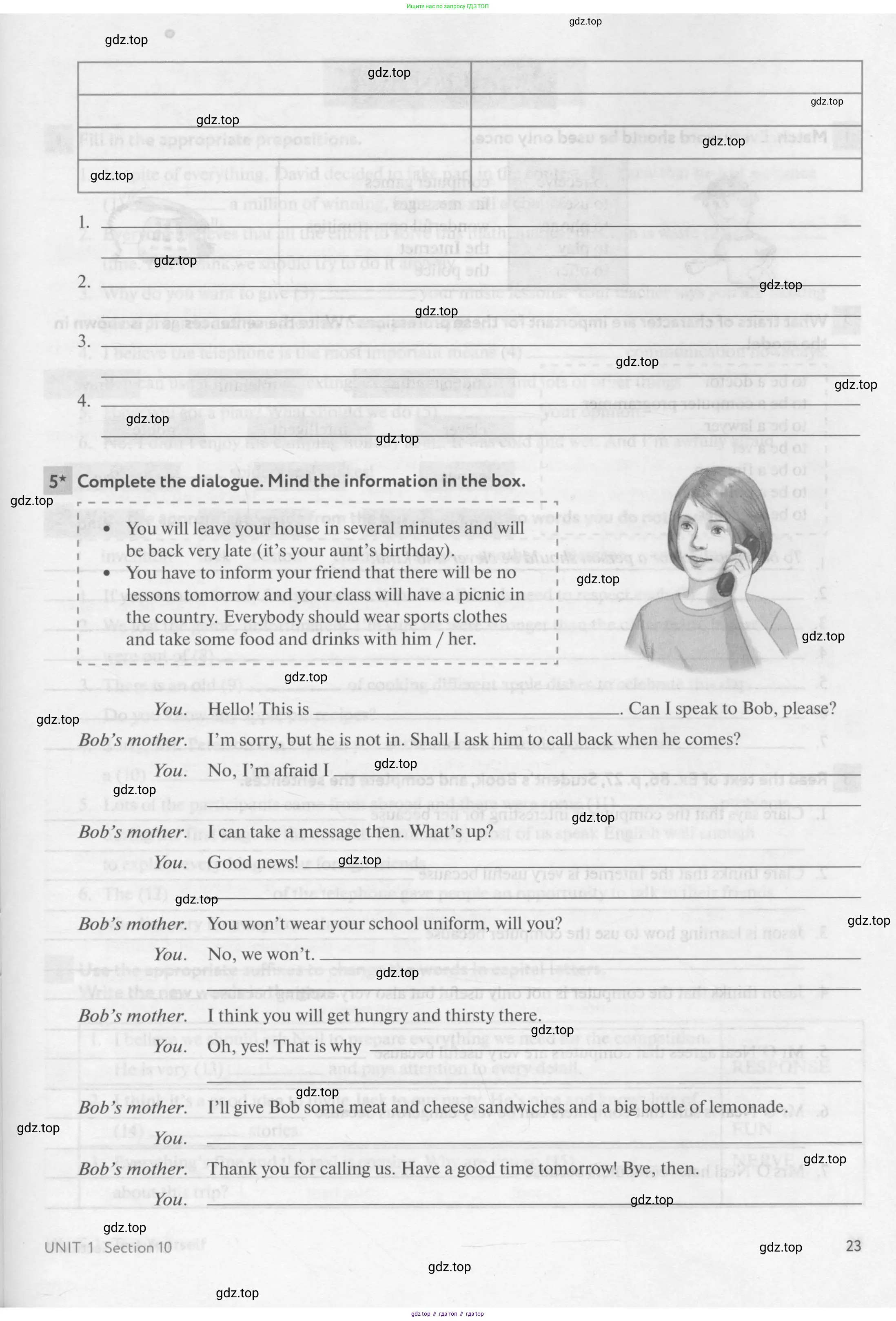 Английский язык (english), 7 класс рабочая тетрадь с контрольными работами (workbook + tests), авторы: Биболетова Мерем Забатовна, Бабушис Елена Евгеньевна, издательство Аст-Астрель, Москва, 2016, страница 23