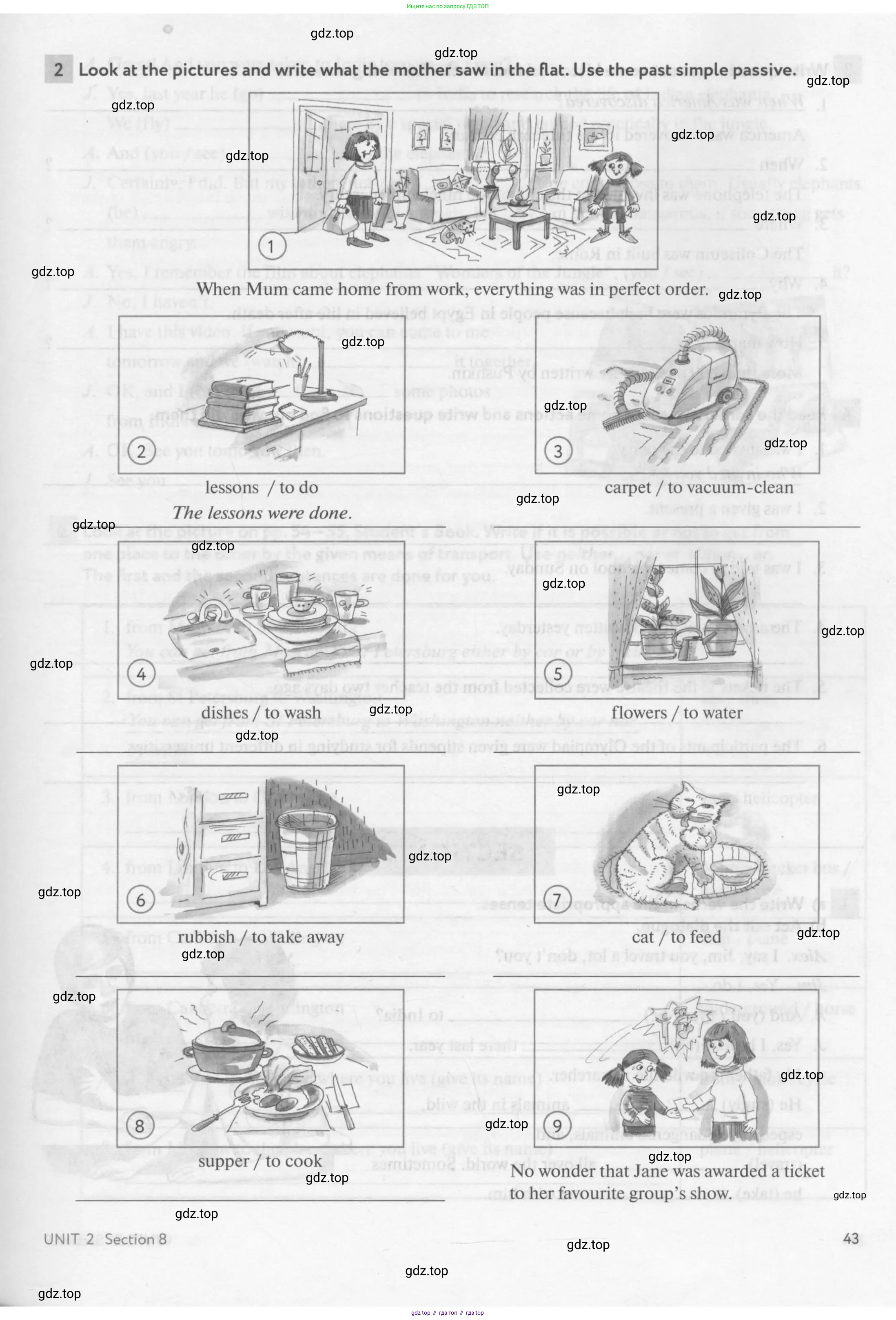 Английский язык (english), 7 класс рабочая тетрадь с контрольными работами (workbook + tests), авторы: Биболетова Мерем Забатовна, Бабушис Елена Евгеньевна, издательство Аст-Астрель, Москва, 2016, страница 43