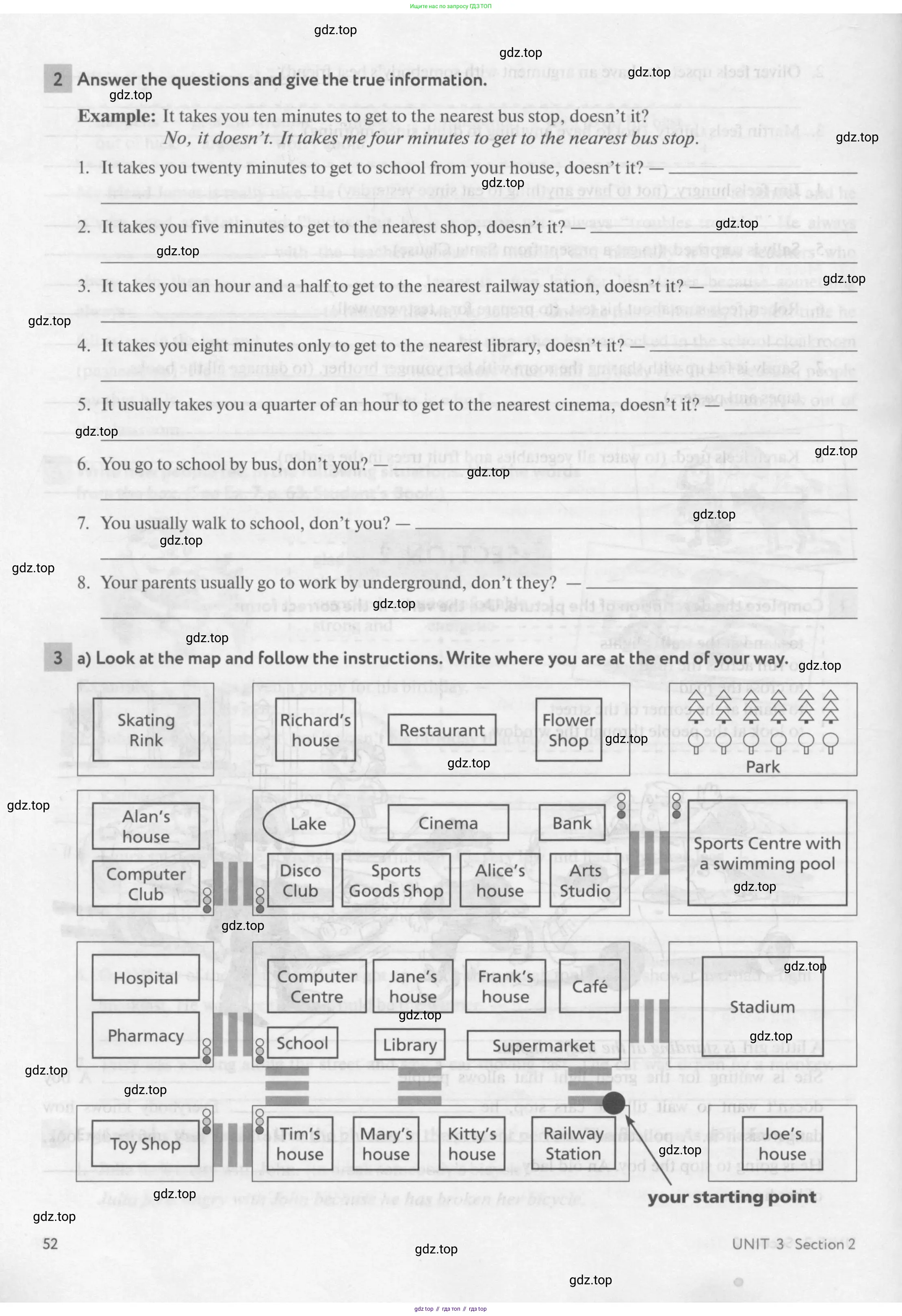 Английский язык (english), 7 класс рабочая тетрадь с контрольными работами (workbook + tests), авторы: Биболетова Мерем Забатовна, Бабушис Елена Евгеньевна, издательство Аст-Астрель, Москва, 2016, страница 52