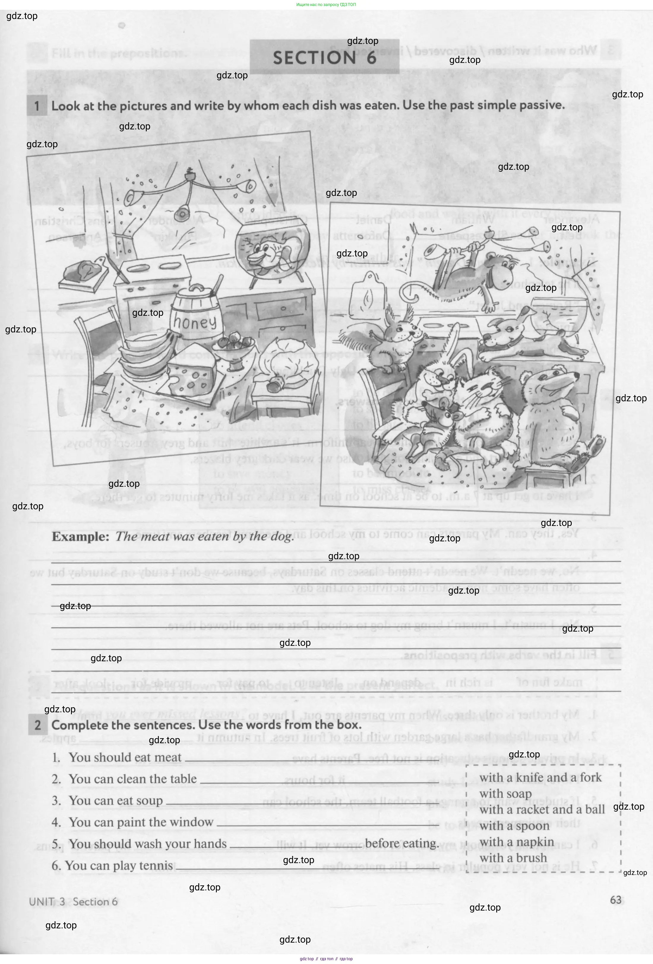 Английский язык (english), 7 класс рабочая тетрадь с контрольными работами (workbook + tests), авторы: Биболетова Мерем Забатовна, Бабушис Елена Евгеньевна, издательство Аст-Астрель, Москва, 2016, страница 63