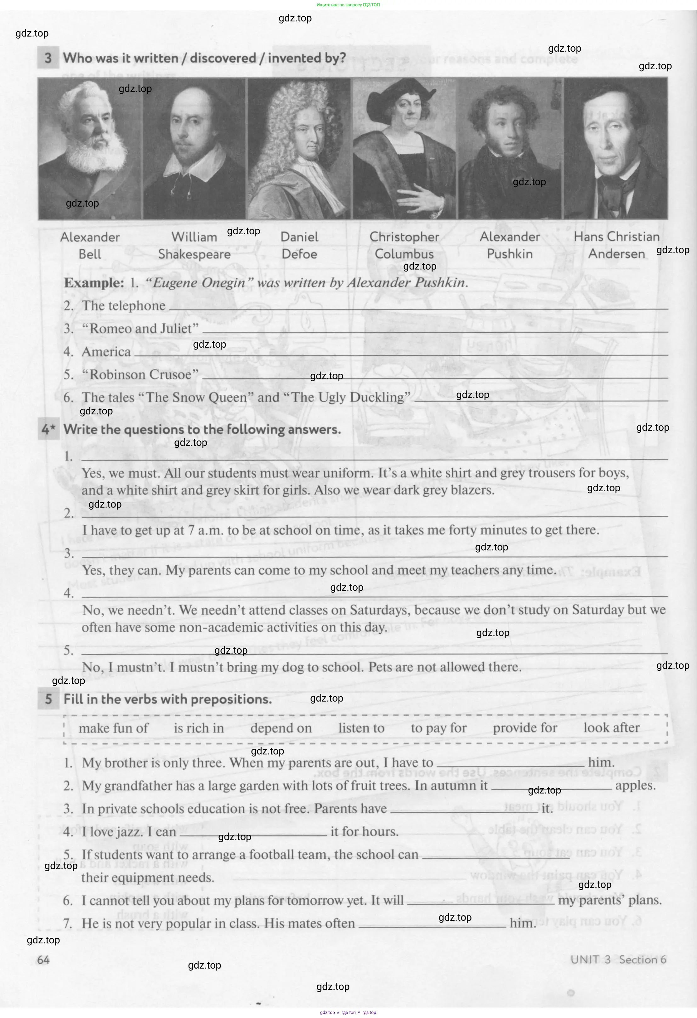 Английский язык (english), 7 класс рабочая тетрадь с контрольными работами (workbook + tests), авторы: Биболетова Мерем Забатовна, Бабушис Елена Евгеньевна, издательство Аст-Астрель, Москва, 2016, страница 64