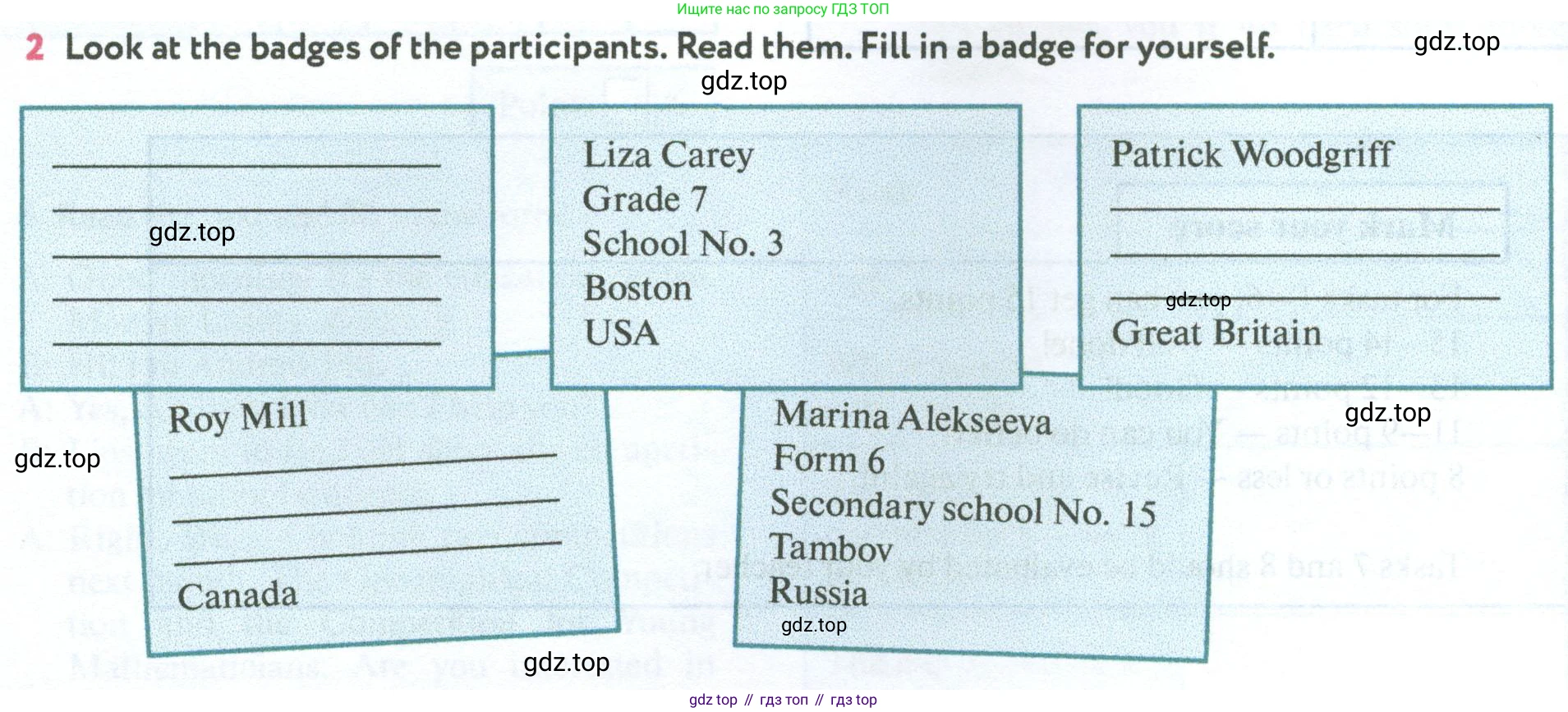 Английский язык (english), 7 класс Учебник (Student's book), автор: Биболетова Мерем Забатовна, издательство Просвещение, Москва, 2023, страница 34, номер 2, Условие 2023-2024