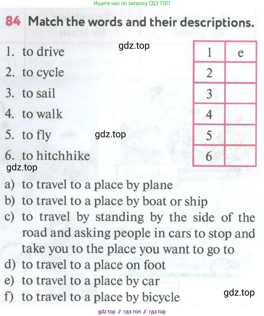 Английский язык (english), 7 класс Учебник (Student's book), автор: Биболетова Мерем Забатовна, издательство Просвещение, Москва, 2023, страница 53, номер 84, Условие 2023-2024