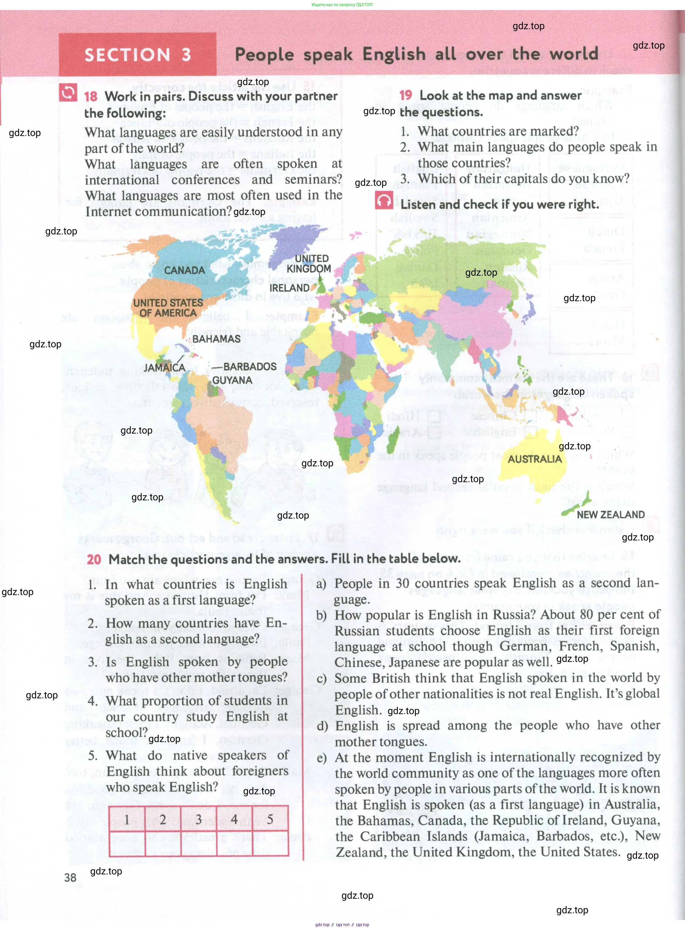 Английский язык (english), 7 класс Учебник (Student's book), автор: Биболетова Мерем Забатовна, издательство Просвещение, Москва, 2023, страница 38