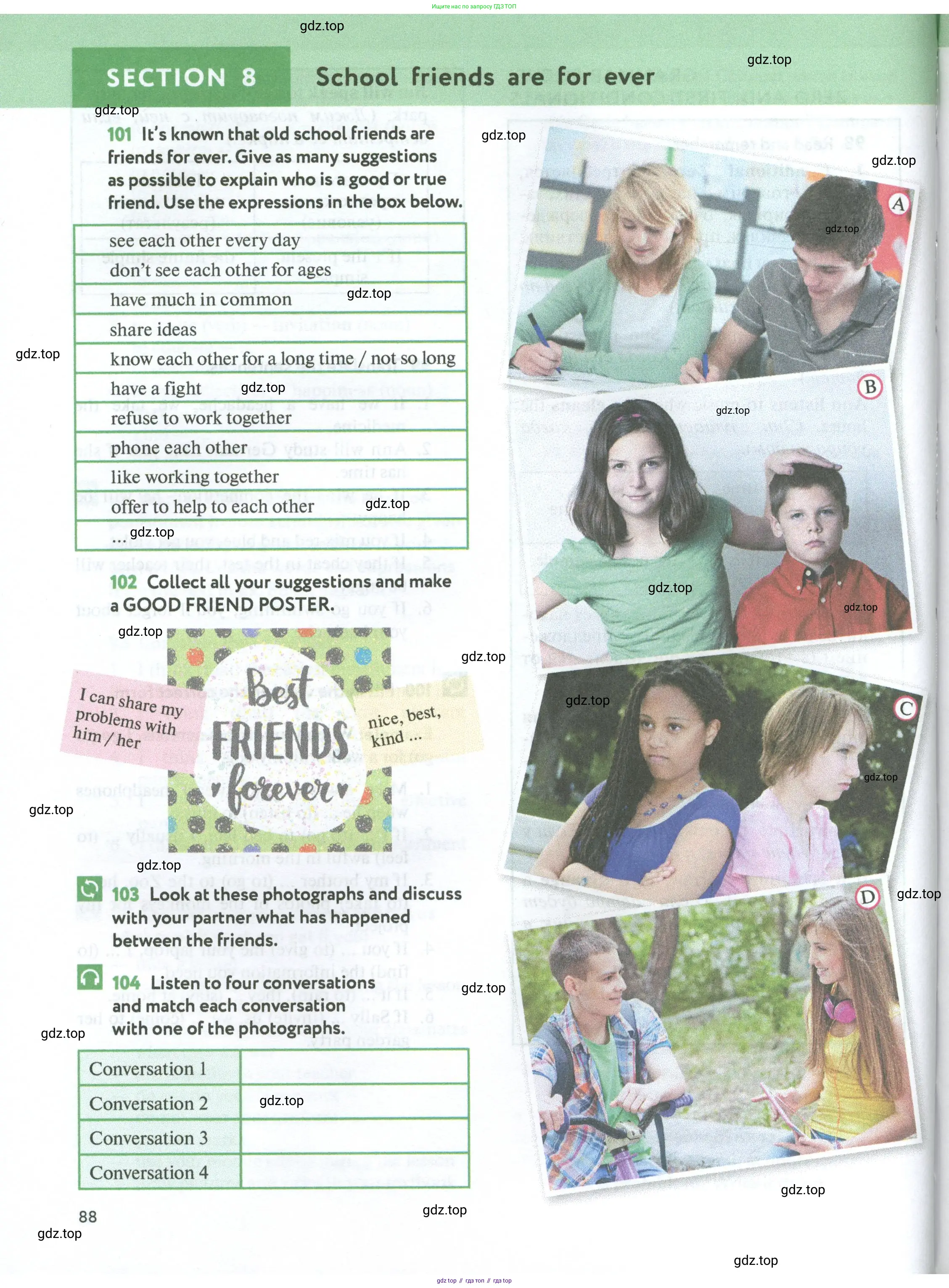 Английский язык (english), 7 класс Учебник (Student's book), автор: Биболетова Мерем Забатовна, издательство Просвещение, Москва, 2023, страница 88