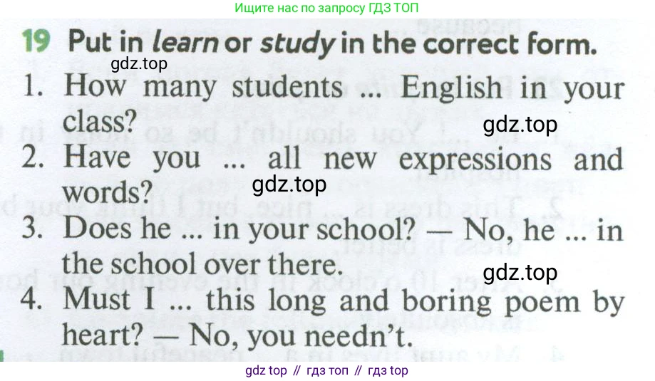 Английский язык (english), 7 класс Учебник (Student's book), автор: Биболетова Мерем Забатовна, издательство Просвещение, Москва, 2023, страница 97, номер 19, Условие 2023-2024