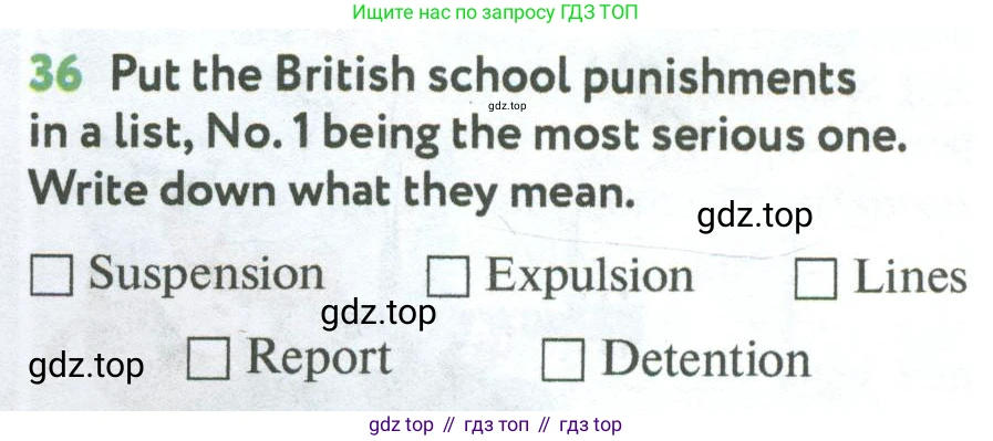 Английский язык (english), 7 класс Учебник (Student's book), автор: Биболетова Мерем Забатовна, издательство Просвещение, Москва, 2023, страница 99, номер 36, Условие 2023-2024