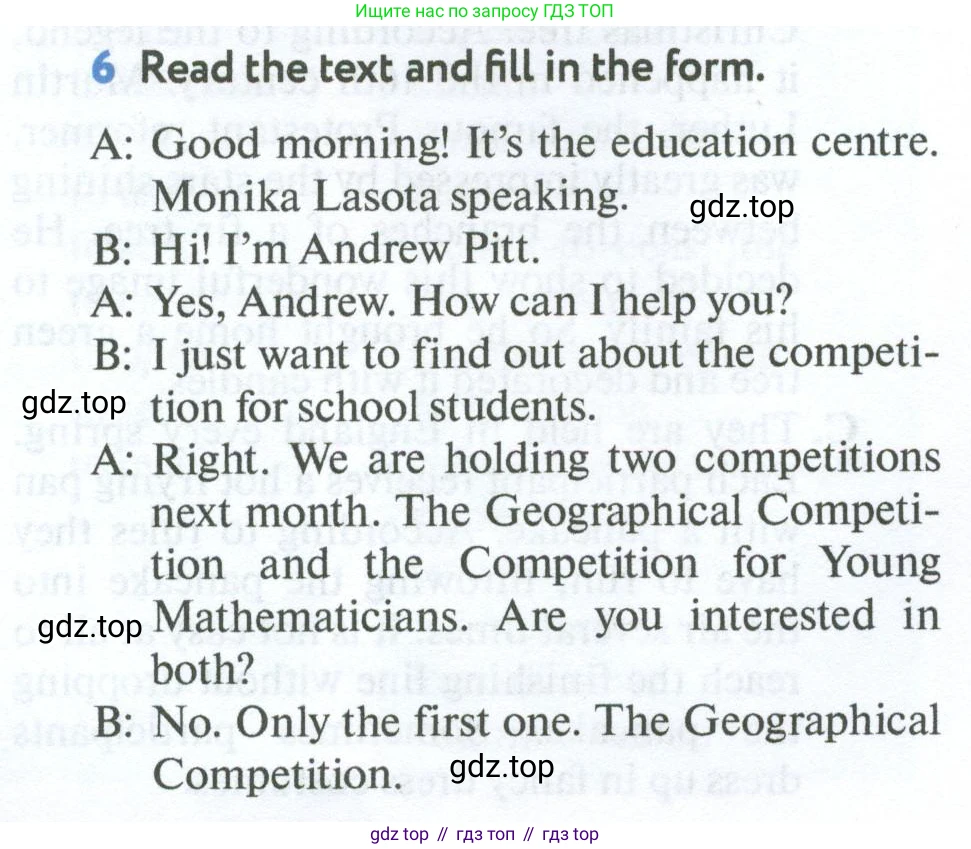 Английский язык (english), 7 класс Учебник (Student's book), автор: Биболетова Мерем Забатовна, издательство Просвещение, Москва, 2023, страница 32, номер 6, Условие 2023-2024