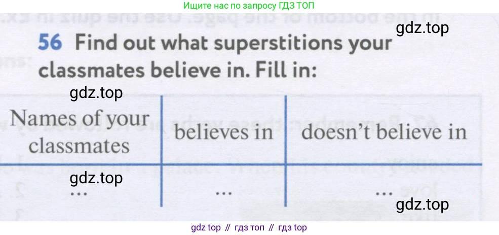 Английский язык (english), 7 класс Учебник (Student's book), автор: Биболетова Мерем Забатовна, издательство Просвещение, Москва, 2023, страница 20, номер 56, Условие 2017-2022