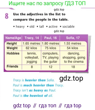 Английский язык (english), 7 класс Учебник (Student's book), авторы: Дули Дженни (Dooley Jenny), Оби Боб (Obee Bob), Мухамеджанова Наталья (Mukhamedjanova Natalya), Манапбаева Жаннура (Manapbayeva Zhannura), издательство Express Publishing, Алматы, 2025, зелёного цвета, страница 9, номер 8, Условие