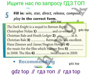 Английский язык (english), 7 класс Учебник (Student's book), авторы: Эванс Вирджиния (Evans Virginia), Дули Дженни (Dooley Jenny), Оби Боб (Obee Bob), издательство Express Publishing, Алматы, 2017, красного цвета, страница 65, номер 5, Условие