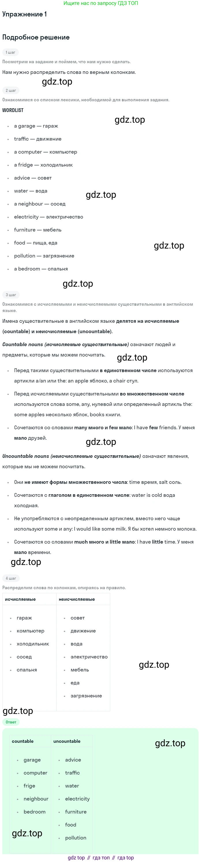 ГДЗ Английский язык (english), 7 класс рабочая тетрадь, авторы: Комарова Юлия Александровна, Ларионова Ирина Владимировна, издательство Русское слово, Москва, 2022, розового цвета, страница 27, номер 1, Решение