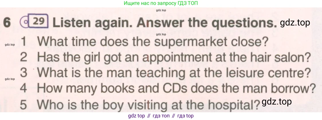 ГДЗ Английский язык (english), 7 класс Учебник (Student's book), авторы: Комарова Юлия Александровна, Ларионова Ирина Владимировна, издательство Русское слово, Москва, 2021, розового цвета, страница 37, номер 6, Условие