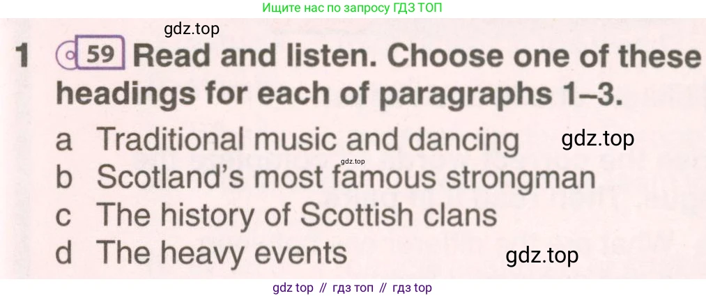 ГДЗ Английский язык (english), 7 класс Учебник (Student's book), авторы: Комарова Юлия Александровна, Ларионова Ирина Владимировна, издательство Русское слово, Москва, 2021, розового цвета, страница 78, номер 1, Условие