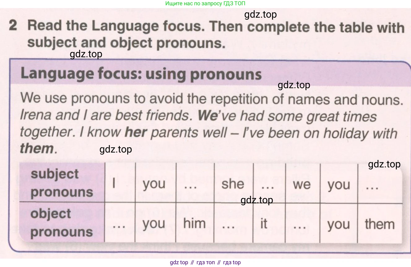 ГДЗ Английский язык (english), 7 класс Учебник (Student's book), авторы: Комарова Юлия Александровна, Ларионова Ирина Владимировна, издательство Русское слово, Москва, 2021, розового цвета, страница 120, номер 2, Условие