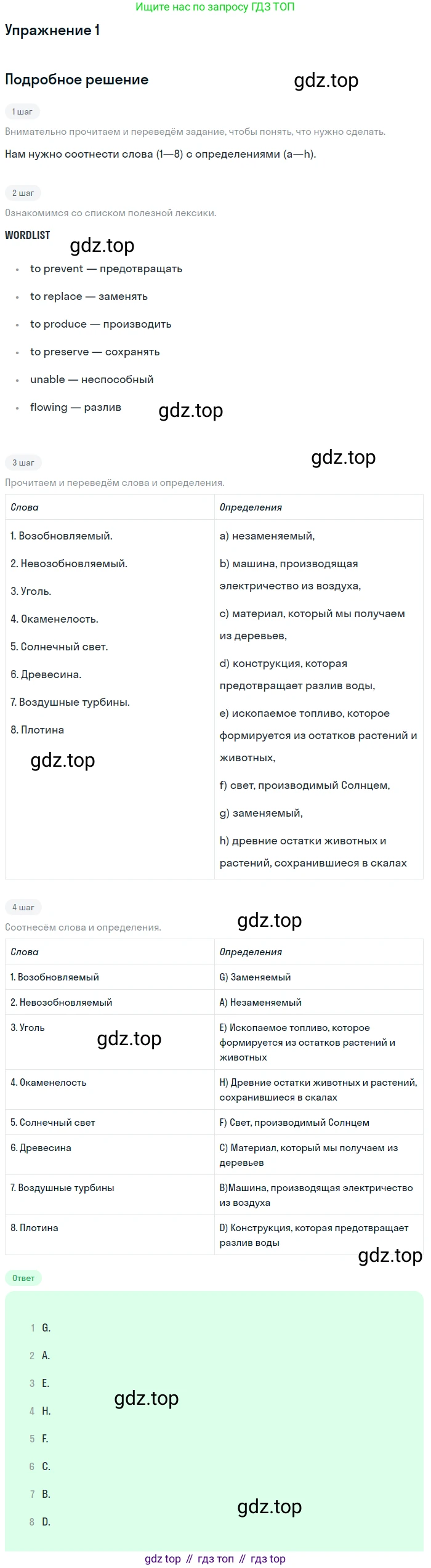 ГДЗ Английский язык (english), 7 класс Учебник (Student's book), авторы: Комарова Юлия Александровна, Ларионова Ирина Владимировна, издательство Русское слово, Москва, 2021, розового цвета, страница 142, номер 1, Решение