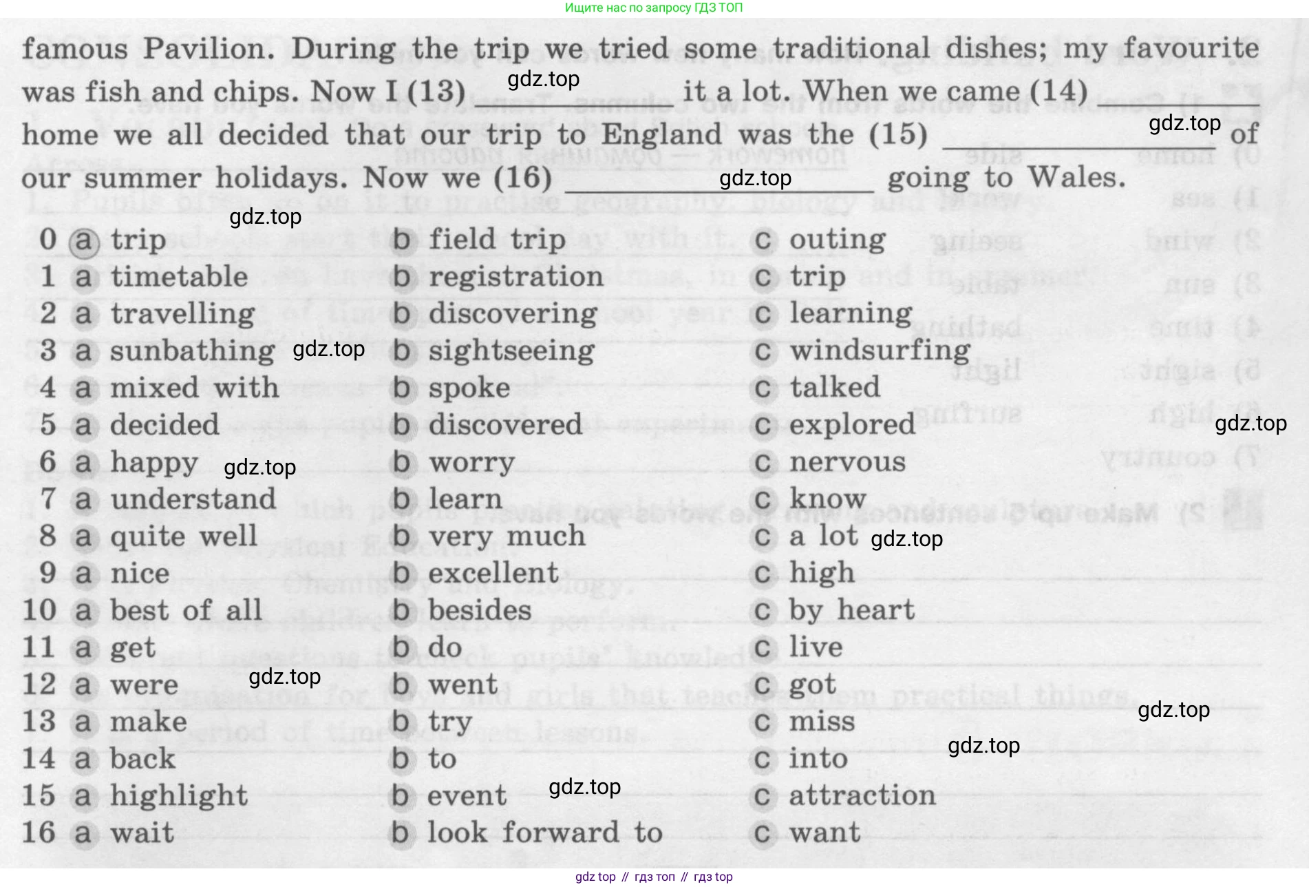 Английский язык (english), 7 класс рабочая тетрадь (activity book), авторы: Кузовлев Владимир Петрович (Kuzovlev Vladimir), Лапа Наталья Михайловна, Перегудова Эльвира Шакировна, Костина Ирина Павловна, Дуванова Ольга Викторовна, Кобец Юлия Николаевна, издательство Просвещение, Москва, 2019, страница 9, номер 3, Условие (продолжение 2)