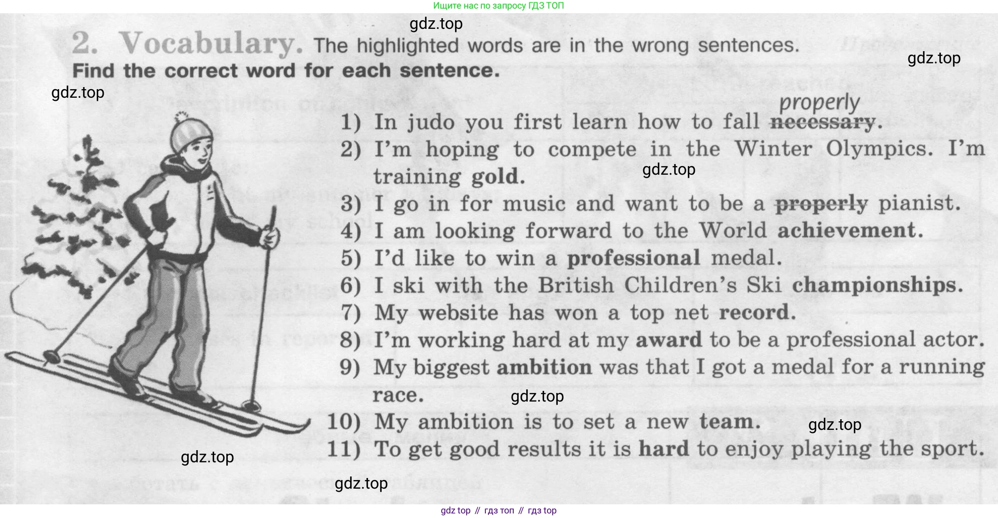 Английский язык (english), 7 класс рабочая тетрадь (activity book), авторы: Кузовлев Владимир Петрович (Kuzovlev Vladimir), Лапа Наталья Михайловна, Перегудова Эльвира Шакировна, Костина Ирина Павловна, Дуванова Ольга Викторовна, Кобец Юлия Николаевна, издательство Просвещение, Москва, 2019, страница 18, номер 2, Условие