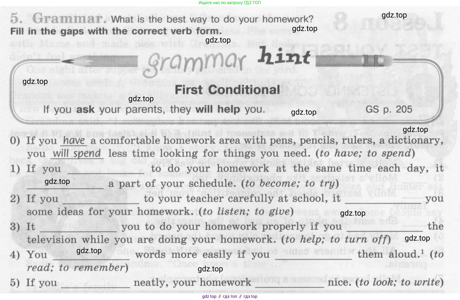 Английский язык (english), 7 класс рабочая тетрадь (activity book), авторы: Кузовлев Владимир Петрович (Kuzovlev Vladimir), Лапа Наталья Михайловна, Перегудова Эльвира Шакировна, Костина Ирина Павловна, Дуванова Ольга Викторовна, Кобец Юлия Николаевна, издательство Просвещение, Москва, 2019, страница 25, номер 5, Условие