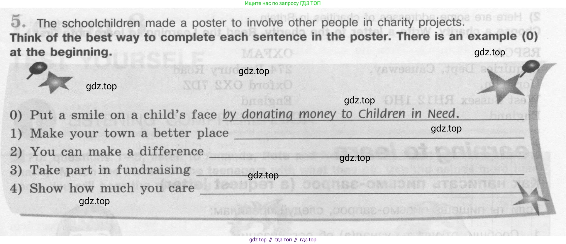 Английский язык (english), 7 класс рабочая тетрадь (activity book), авторы: Кузовлев Владимир Петрович (Kuzovlev Vladimir), Лапа Наталья Михайловна, Перегудова Эльвира Шакировна, Костина Ирина Павловна, Дуванова Ольга Викторовна, Кобец Юлия Николаевна, издательство Просвещение, Москва, 2019, страница 39, номер 5, Условие