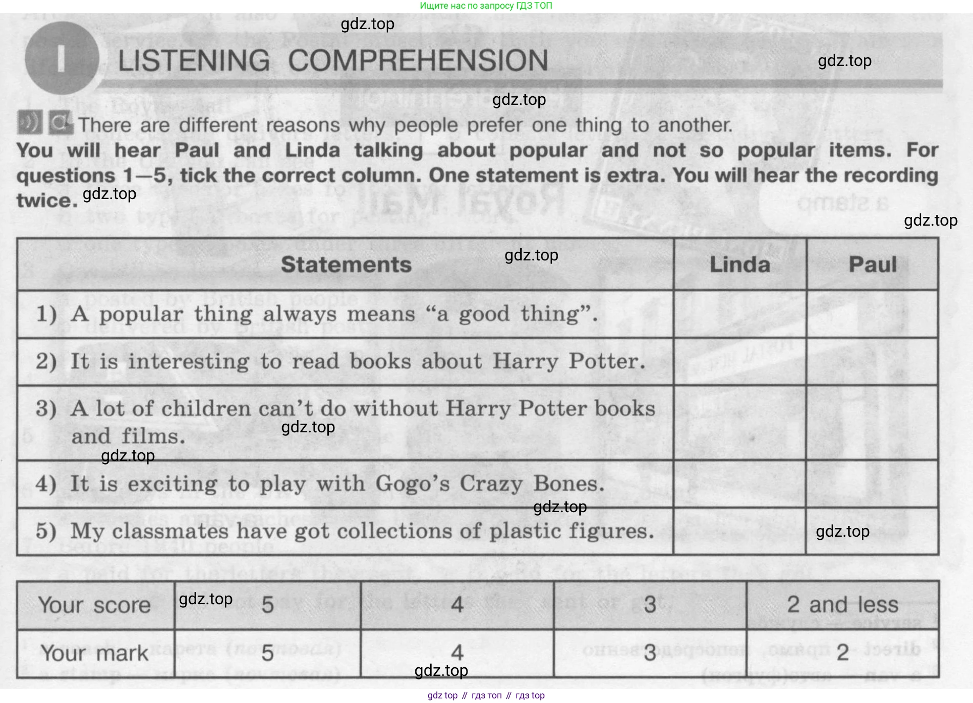 Английский язык (english), 7 класс рабочая тетрадь (activity book), авторы: Кузовлев Владимир Петрович (Kuzovlev Vladimir), Лапа Наталья Михайловна, Перегудова Эльвира Шакировна, Костина Ирина Павловна, Дуванова Ольга Викторовна, Кобец Юлия Николаевна, издательство Просвещение, Москва, 2019, страница 85, номер I, Условие