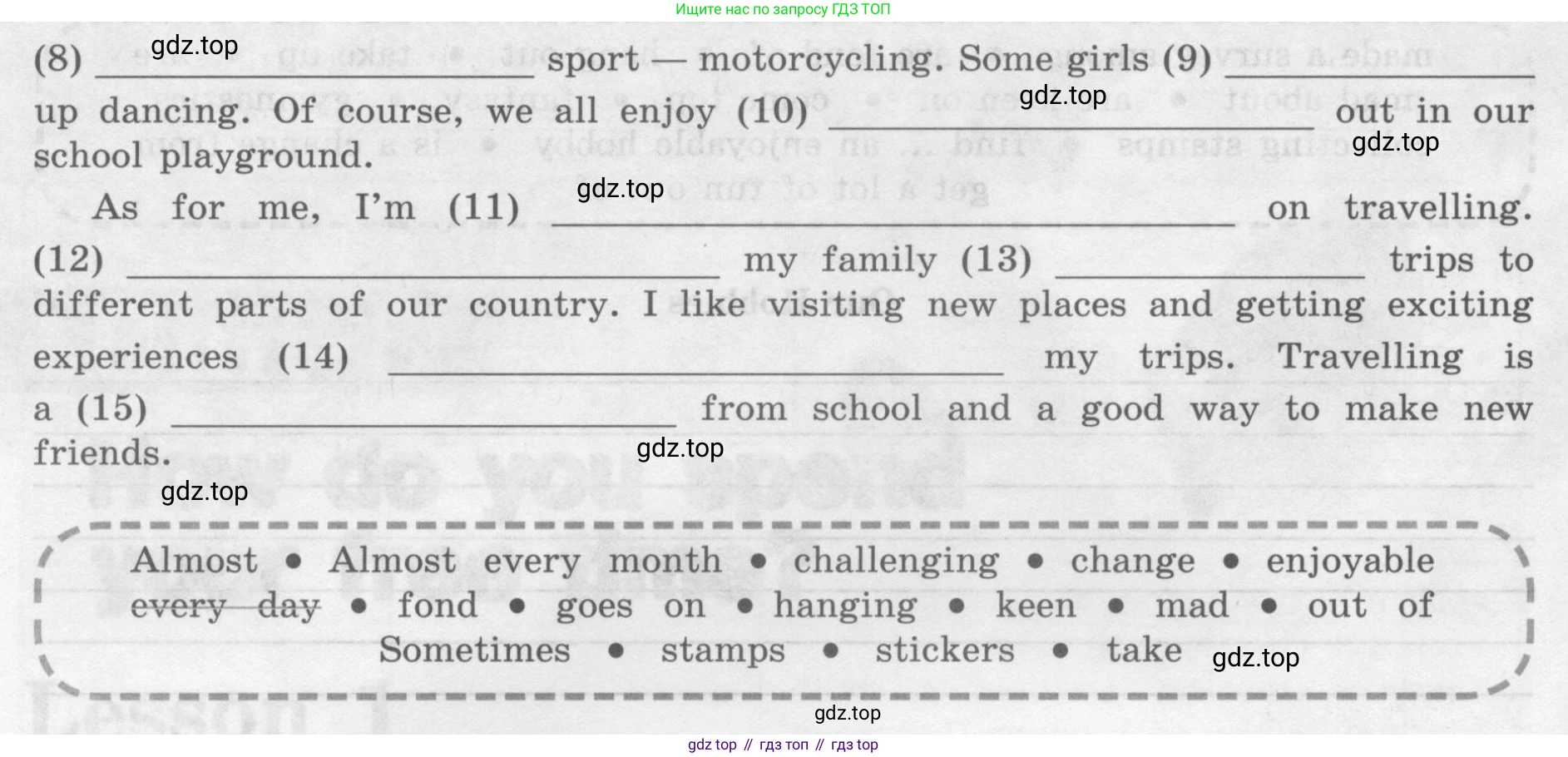 Английский язык (english), 7 класс рабочая тетрадь (activity book), авторы: Кузовлев Владимир Петрович (Kuzovlev Vladimir), Лапа Наталья Михайловна, Перегудова Эльвира Шакировна, Костина Ирина Павловна, Дуванова Ольга Викторовна, Кобец Юлия Николаевна, издательство Просвещение, Москва, 2019, страница 105, номер 2, Условие (продолжение 2)