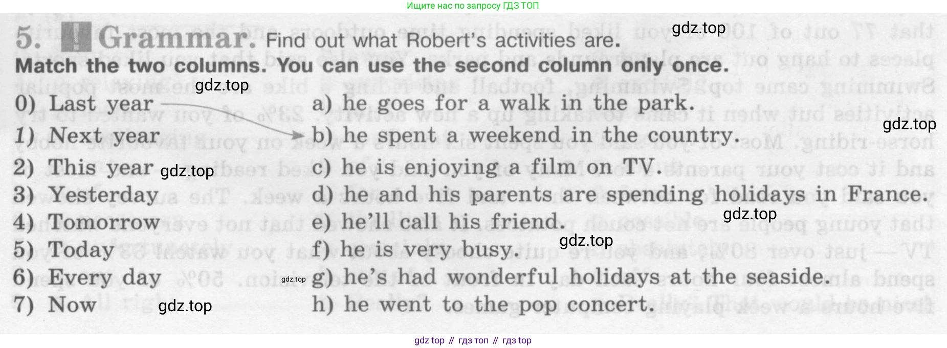 Английский язык (english), 7 класс рабочая тетрадь (activity book), авторы: Кузовлев Владимир Петрович (Kuzovlev Vladimir), Лапа Наталья Михайловна, Перегудова Эльвира Шакировна, Костина Ирина Павловна, Дуванова Ольга Викторовна, Кобец Юлия Николаевна, издательство Просвещение, Москва, 2019, страница 111, номер 5, Условие