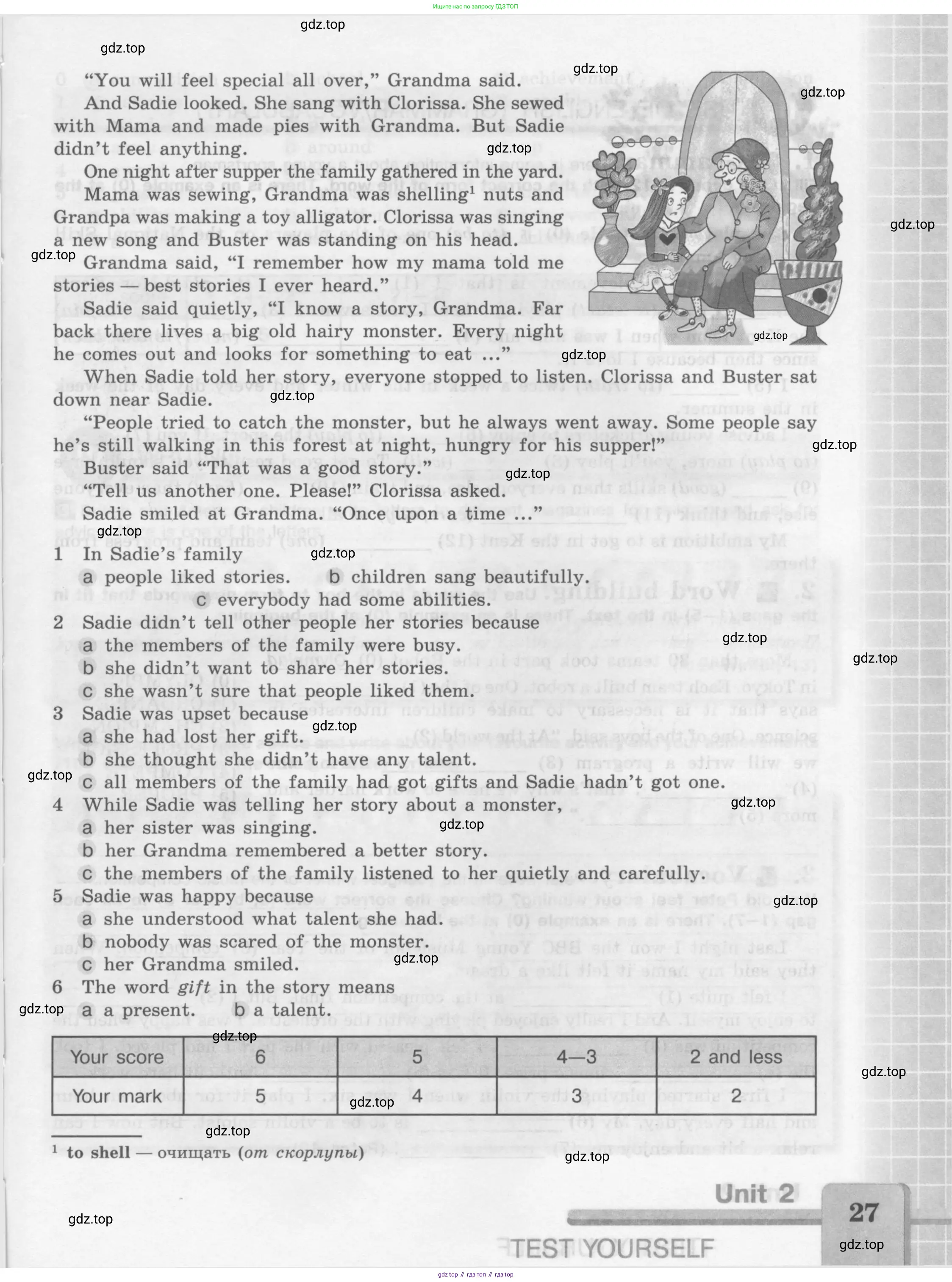 Английский язык (english), 7 класс рабочая тетрадь (activity book), авторы: Кузовлев Владимир Петрович (Kuzovlev Vladimir), Лапа Наталья Михайловна, Перегудова Эльвира Шакировна, Костина Ирина Павловна, Дуванова Ольга Викторовна, Кобец Юлия Николаевна, издательство Просвещение, Москва, 2019, страница 27