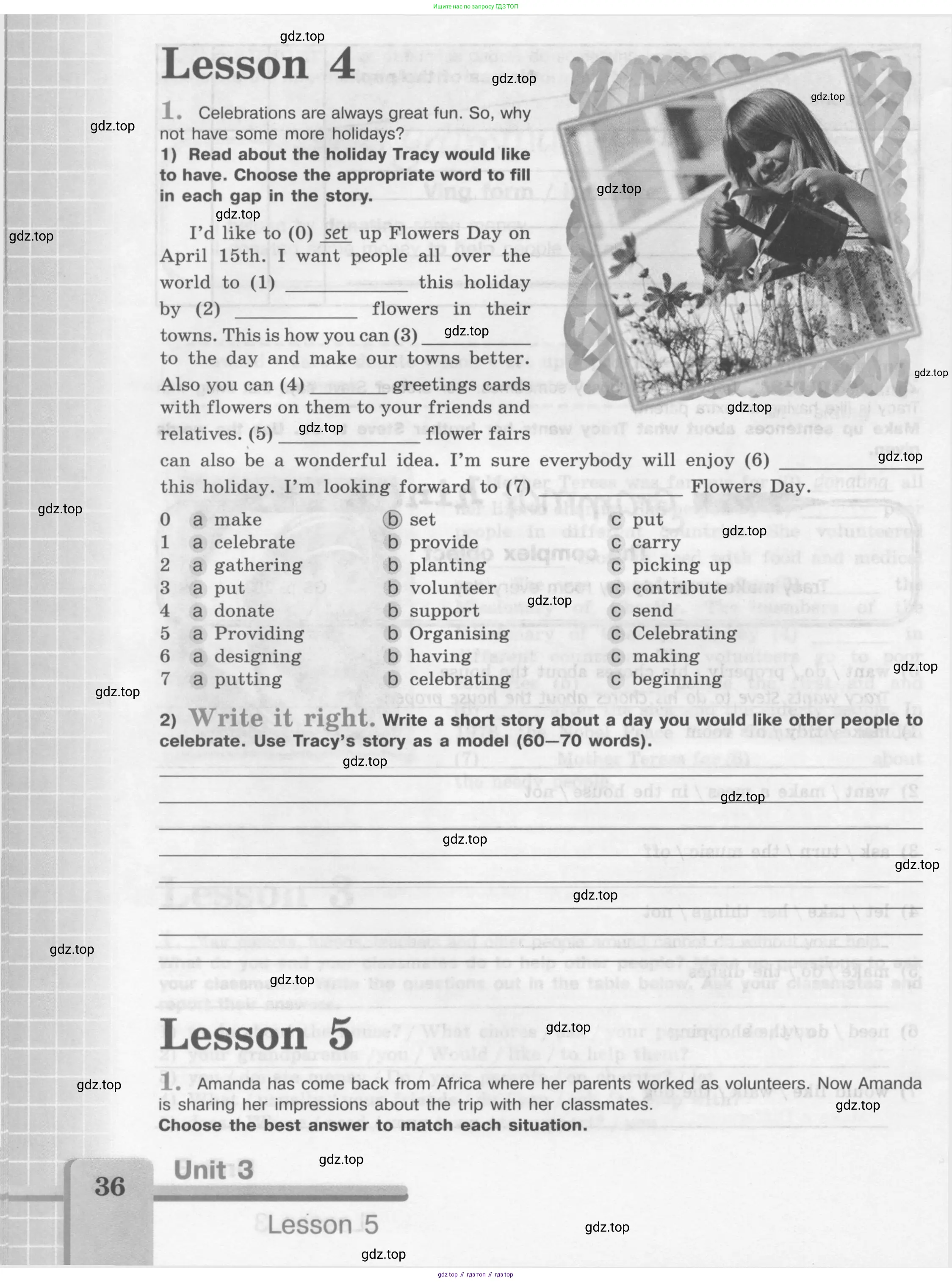 Английский язык (english), 7 класс рабочая тетрадь (activity book), авторы: Кузовлев Владимир Петрович (Kuzovlev Vladimir), Лапа Наталья Михайловна, Перегудова Эльвира Шакировна, Костина Ирина Павловна, Дуванова Ольга Викторовна, Кобец Юлия Николаевна, издательство Просвещение, Москва, 2019, страница 36