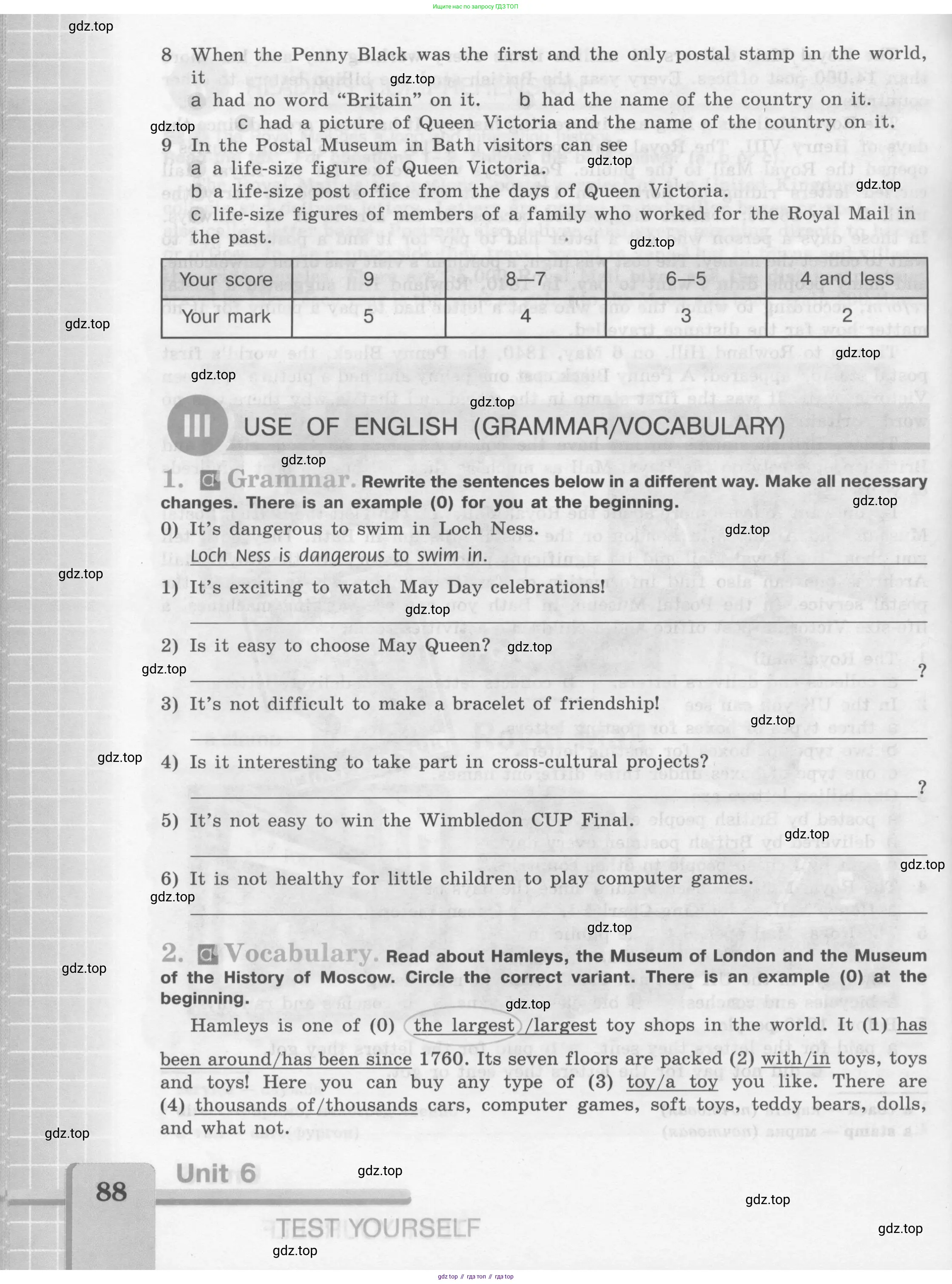 Английский язык (english), 7 класс рабочая тетрадь (activity book), авторы: Кузовлев Владимир Петрович (Kuzovlev Vladimir), Лапа Наталья Михайловна, Перегудова Эльвира Шакировна, Костина Ирина Павловна, Дуванова Ольга Викторовна, Кобец Юлия Николаевна, издательство Просвещение, Москва, 2019, страница 88