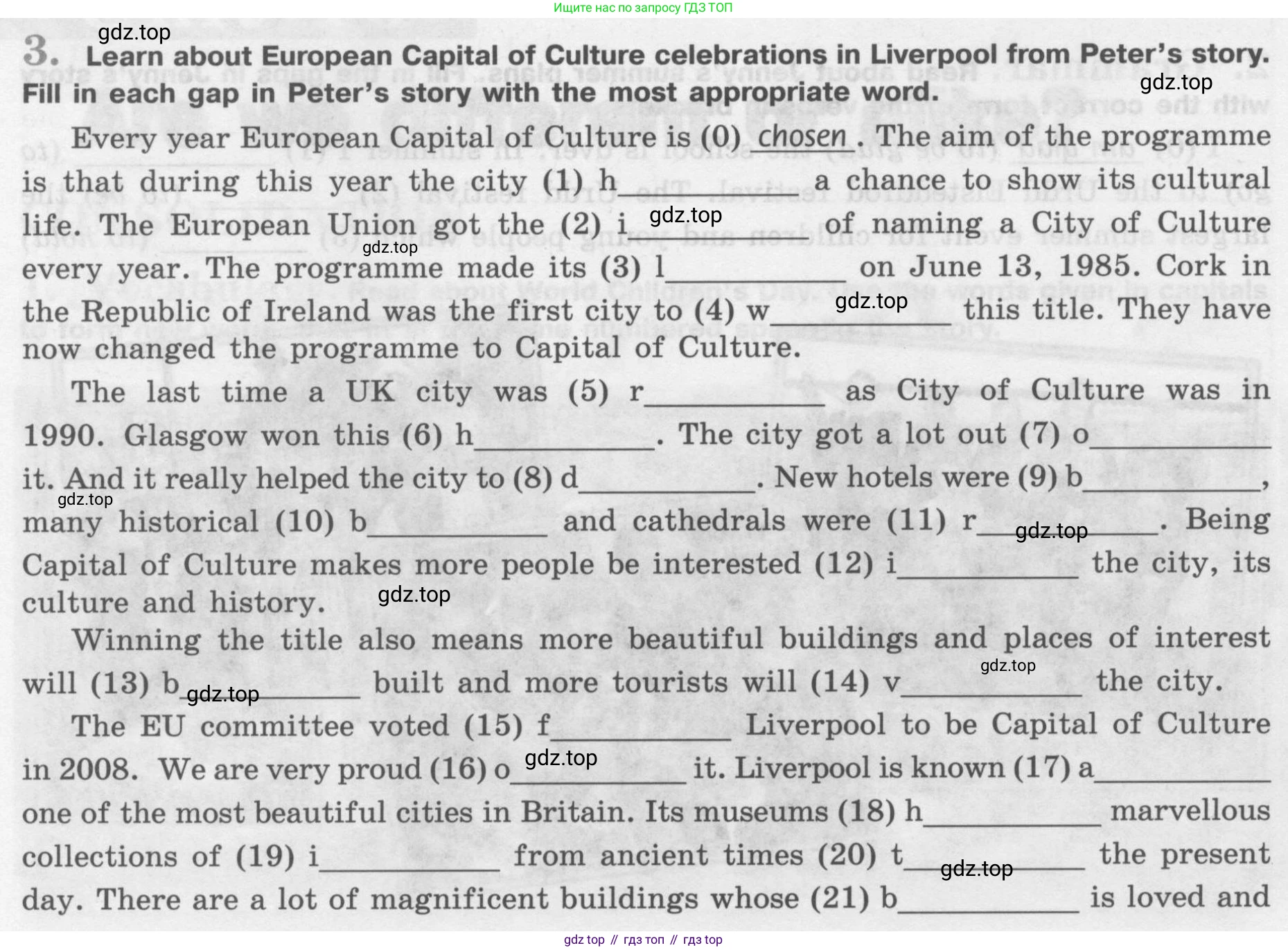 Английский язык (english), 7 класс рабочая тетрадь (activity book), авторы: Кузовлев Владимир Петрович (Kuzovlev Vladimir), Лапа Наталья Михайловна, Перегудова Эльвира Шакировна, Костина Ирина Павловна, Дуванова Ольга Викторовна, Кобец Юлия Николаевна, издательство Просвещение, Москва, 2019, страница 134, номер 3, Условие