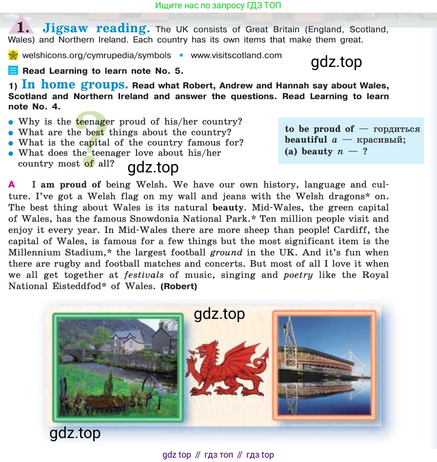 ГДЗ Английский язык (english), 7 класс Учебник (Student's book), авторы: Кузовлев Владимир Петрович (Kuzovlev Vladimir), Лапа Наталья Михайловна, Перегудова Эльвира Шакировна, Костина Ирина Павловна, Дуванова Ольга Викторовна, Кобец Юлия Николаевна, издательство Просвещение, Москва, 2019, страница 117, номер 1, Условие