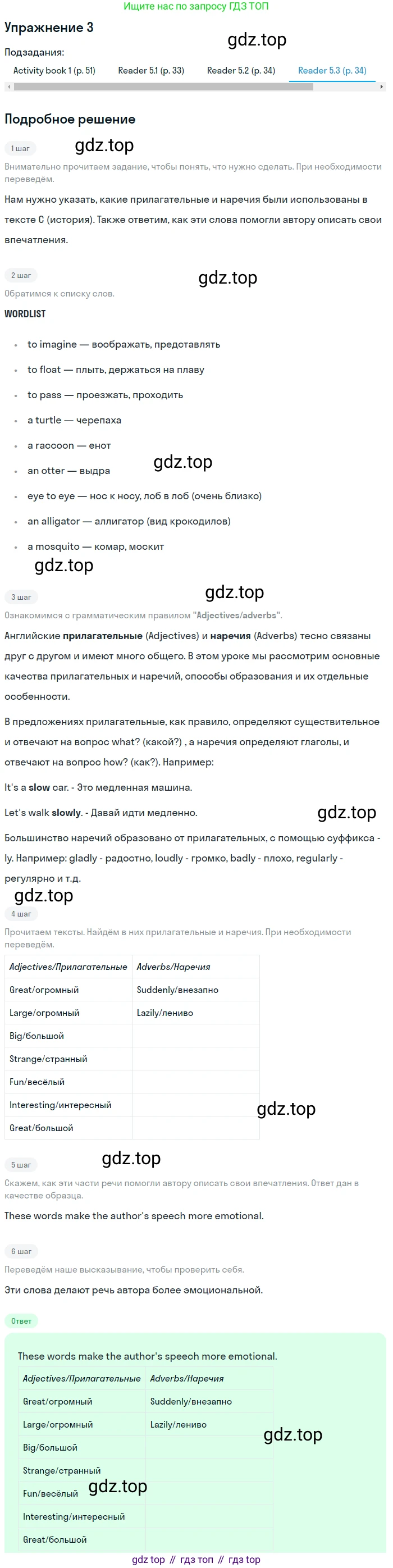 ГДЗ Английский язык (english), 7 класс Учебник (Student's book), авторы: Кузовлев Владимир Петрович (Kuzovlev Vladimir), Лапа Наталья Михайловна, Перегудова Эльвира Шакировна, Костина Ирина Павловна, Дуванова Ольга Викторовна, Кобец Юлия Николаевна, издательство Просвещение, Москва, 2019, страница 79, номер 3, Решение (продолжение 4)