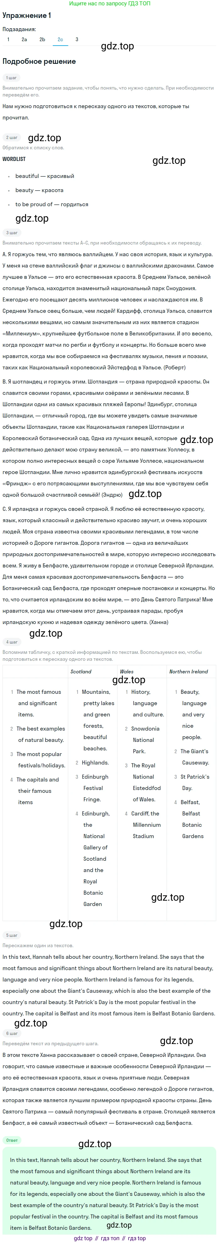 ГДЗ Английский язык (english), 7 класс Учебник (Student's book), авторы: Кузовлев Владимир Петрович (Kuzovlev Vladimir), Лапа Наталья Михайловна, Перегудова Эльвира Шакировна, Костина Ирина Павловна, Дуванова Ольга Викторовна, Кобец Юлия Николаевна, издательство Просвещение, Москва, 2019, страница 117, номер 1, Решение (продолжение 4)