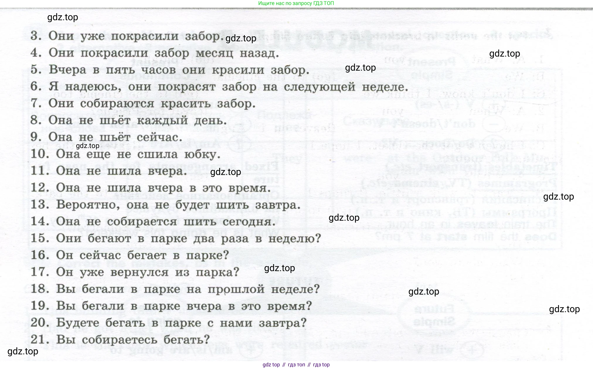 Английский язык (english), 7 класс Грамматический тренажёр, автор: Тимофеева Светлана Леонидовна, издательство Просвещение, Москва, 2023, красного цвета, страница 57, номер 1, Условие 2023-2027 (продолжение 2)