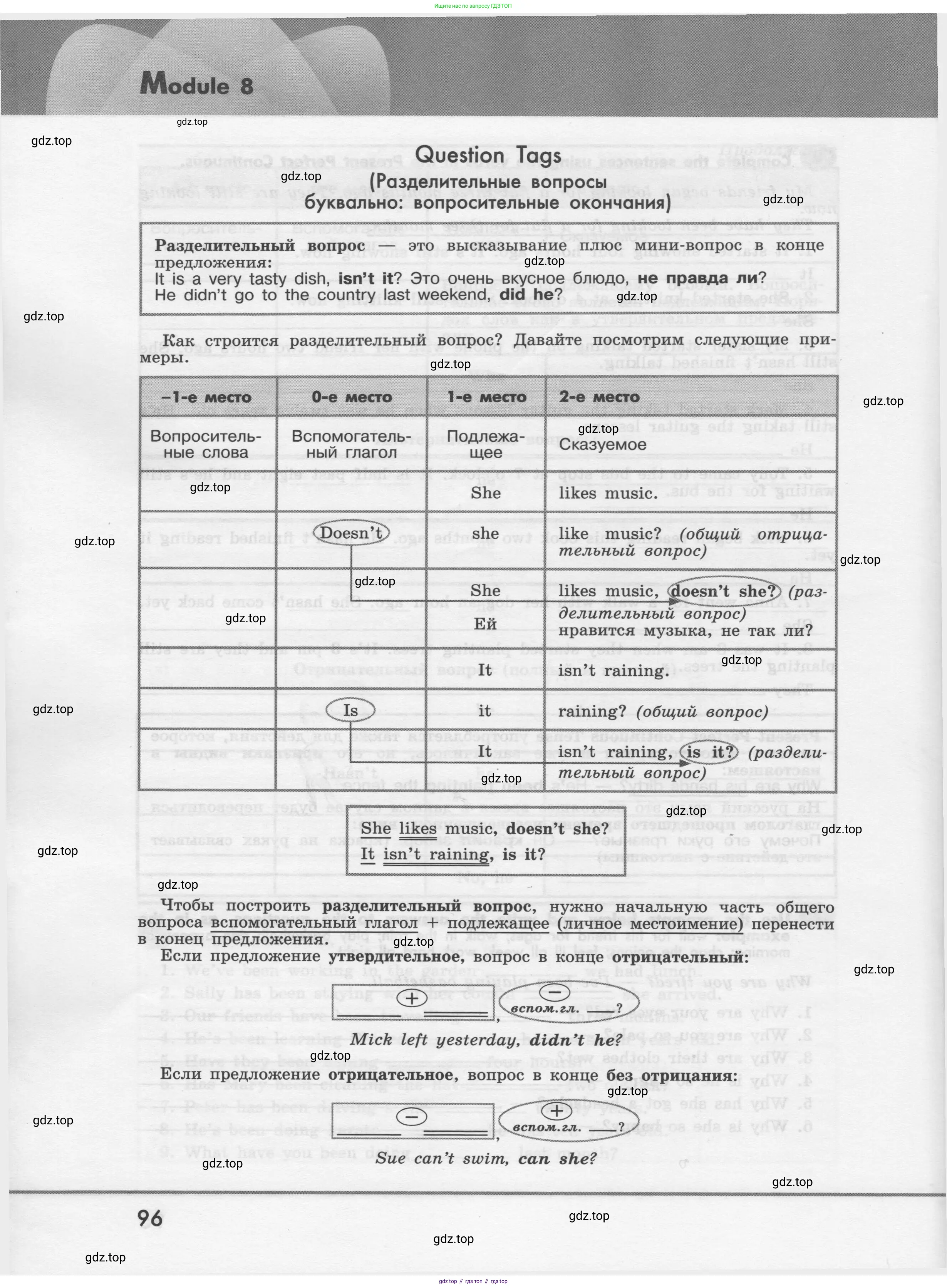 Английский язык (english), 7 класс Грамматический тренажёр, автор: Тимофеева Светлана Леонидовна, издательство Просвещение, Москва, 2023, красного цвета, страница 96