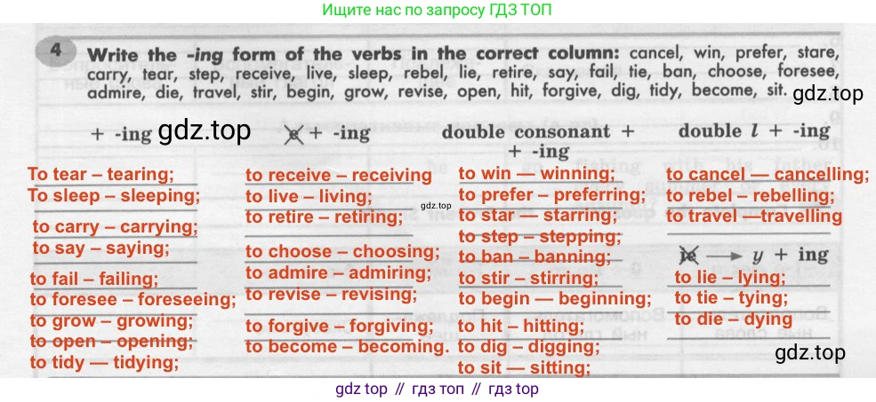 Английский язык (english), 7 класс Грамматический тренажёр, автор: Тимофеева Светлана Леонидовна, издательство Просвещение, Москва, 2023, красного цвета, страница 12, номер 4, Решение 2 (2019-2022)