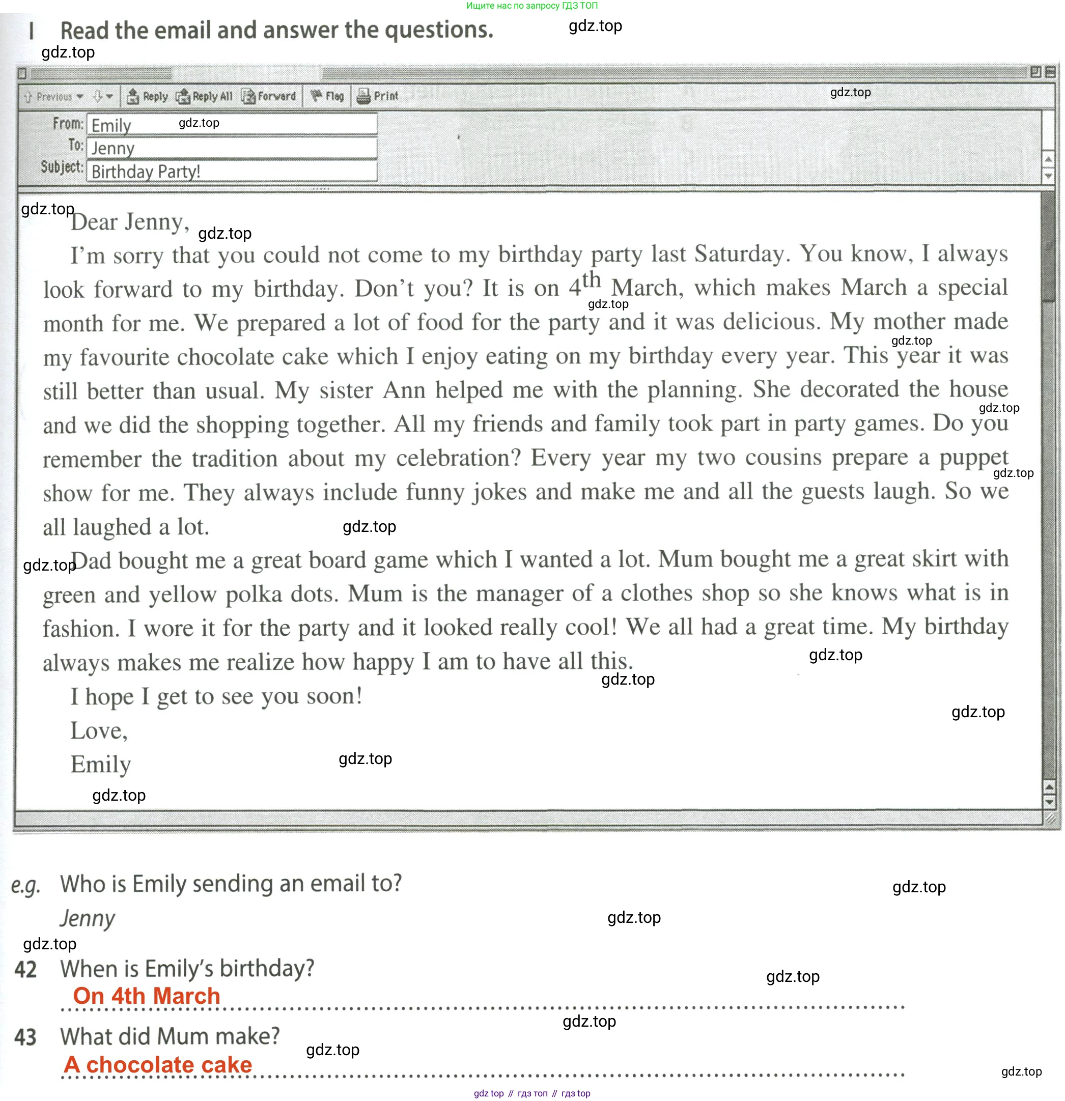 ГДЗ Английский язык (english), 7 класс контрольные задания (test booklet), авторы: Ваулина Юлия Евгеньевна (Vaulina Julia), Дули Дженни (Dooley Jenny), Подоляко Ольга Евгеньевна (Podolyako Olga), Эванс Вирджиния (Evans Virginia), издательство Просвещение, Москва, 2023, розового цвета, страница 79, номер I, Решение 2 (2023-2027)