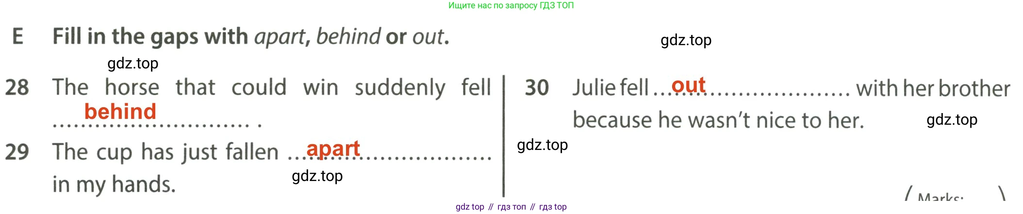 ГДЗ Английский язык (english), 7 класс контрольные задания (test booklet), авторы: Ваулина Юлия Евгеньевна (Vaulina Julia), Дули Дженни (Dooley Jenny), Подоляко Ольга Евгеньевна (Podolyako Olga), Эванс Вирджиния (Evans Virginia), издательство Просвещение, Москва, 2023, розового цвета, страница 86, номер E, Решение 2 (2023-2027)