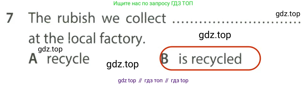 ГДЗ Английский язык (english), 7 класс контрольные задания (test booklet), авторы: Ваулина Юлия Евгеньевна (Vaulina Julia), Дули Дженни (Dooley Jenny), Подоляко Ольга Евгеньевна (Podolyako Olga), Эванс Вирджиния (Evans Virginia), издательство Просвещение, Москва, 2023, розового цвета, страница 114, номер 7, Решение 2 (2023-2027)