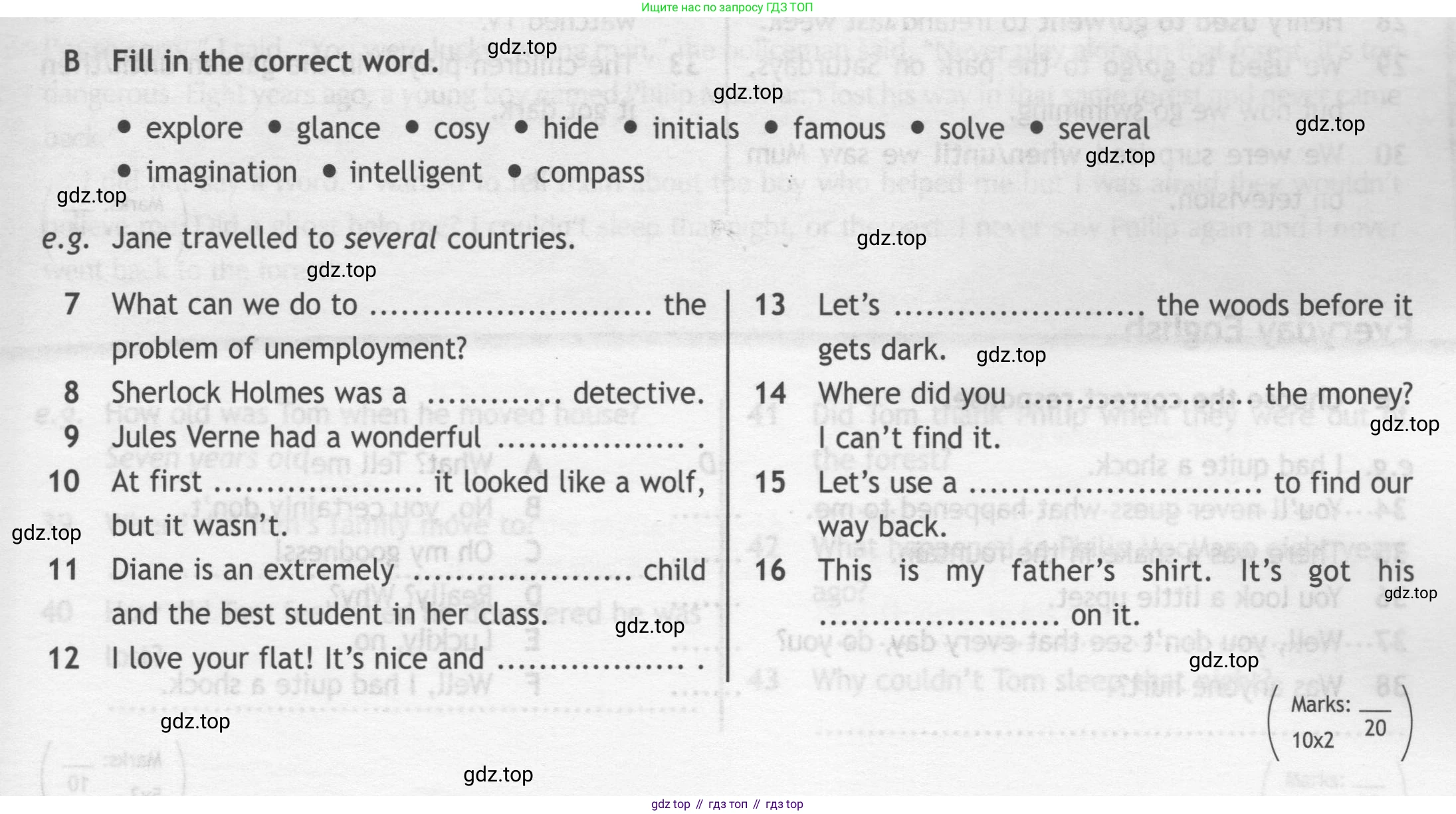 ГДЗ Английский язык (english), 7 класс контрольные задания (test booklet), авторы: Ваулина Юлия Евгеньевна (Vaulina Julia), Дули Дженни (Dooley Jenny), Подоляко Ольга Евгеньевна (Podolyako Olga), Эванс Вирджиния (Evans Virginia), издательство Просвещение, Москва, 2023, розового цвета, страница 13, номер B, Условие 2019-2022