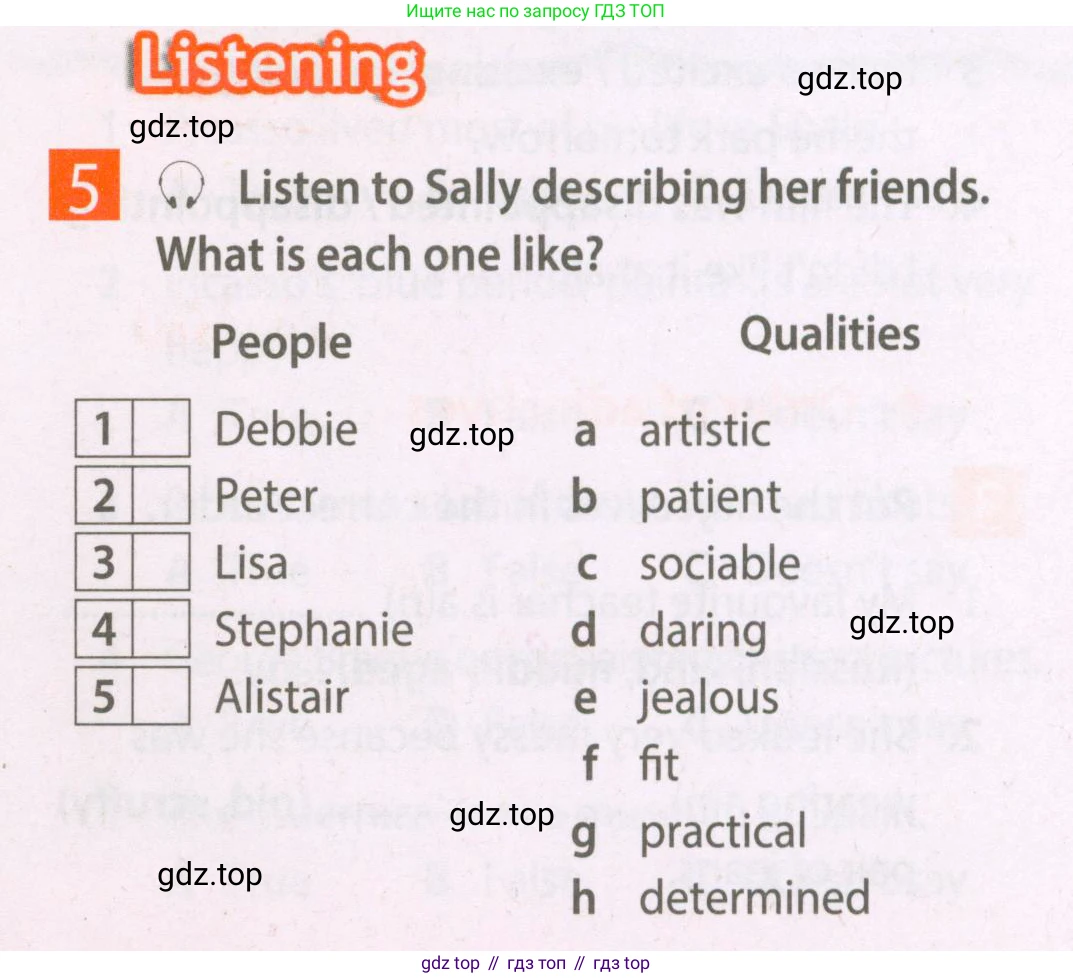 Английский язык (english), 7 класс Рабочая тетрадь (workbook), авторы: Ваулина Юлия Евгеньевна (Vaulina Julia), Дули Дженни (Dooley Jenny), Подоляко Ольга Евгеньевна (Podolyako Olga), Эванс Вирджиния (Evans Virginia), издательство Просвещение, Москва, 2023, красного цвета, страница 17, номер 5, Условие 2023-2027