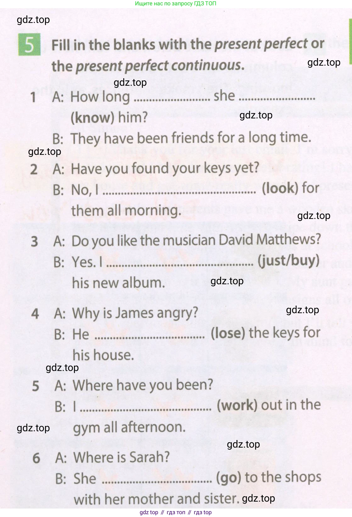 Английский язык (english), 7 класс Рабочая тетрадь (workbook), авторы: Ваулина Юлия Евгеньевна (Vaulina Julia), Дули Дженни (Dooley Jenny), Подоляко Ольга Евгеньевна (Podolyako Olga), Эванс Вирджиния (Evans Virginia), издательство Просвещение, Москва, 2023, красного цвета, страница 58, номер 5, Условие 2023-2027